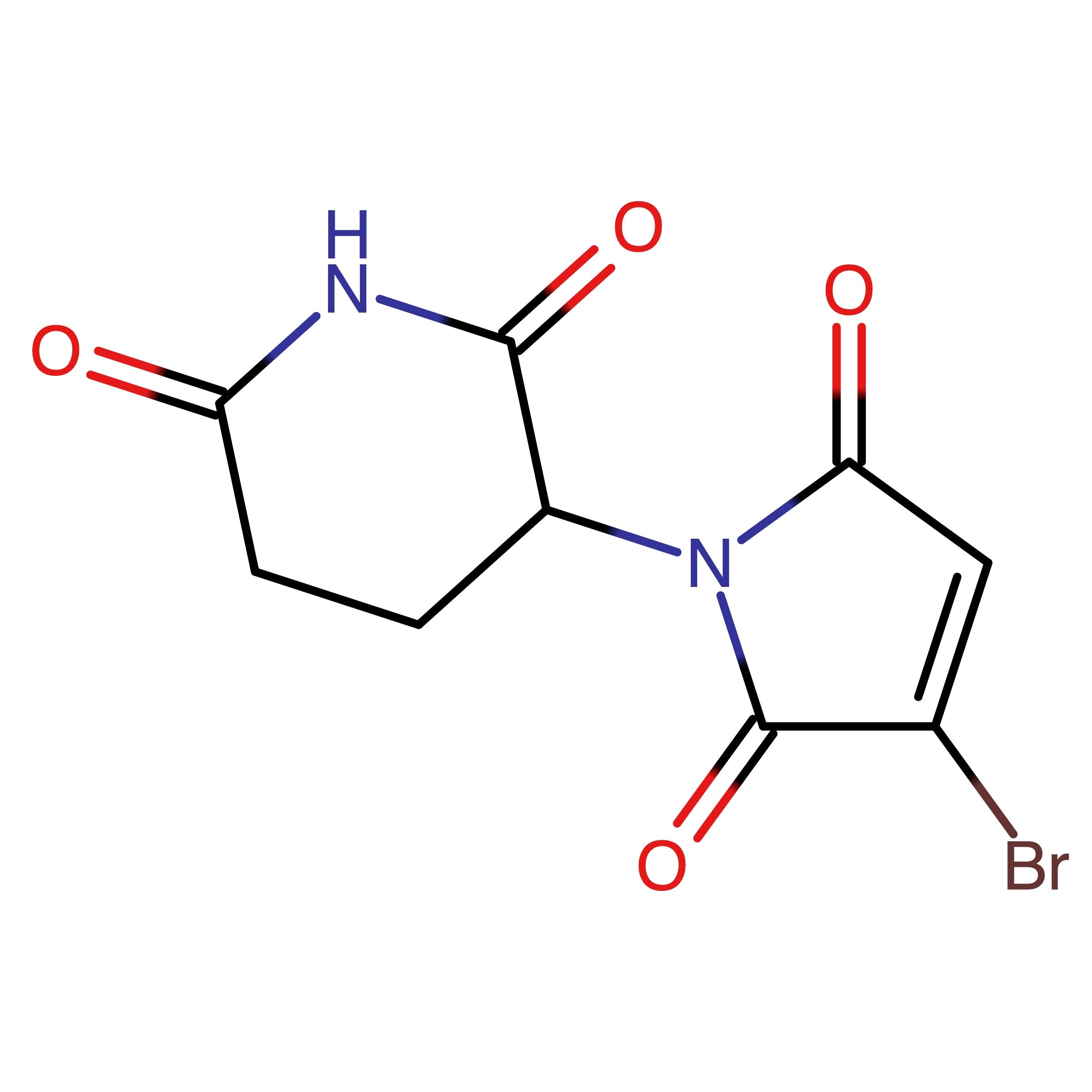 CAS RN 2438125-85-8 | 3-(3-Bromo-2,5-dioxo-2,5-dihydro-1H-pyrrol-1-yl)piperidine-2,6-dione