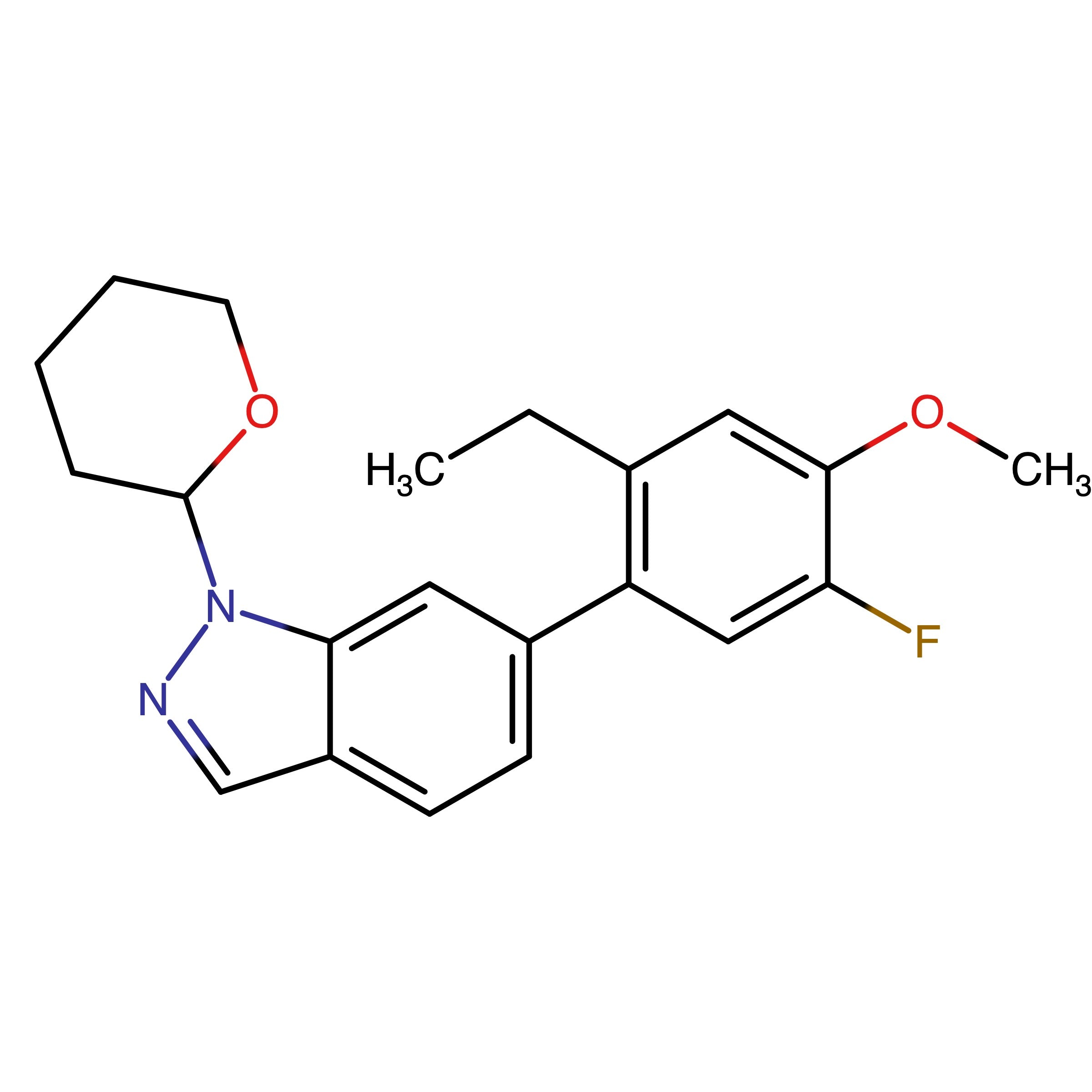 CAS RN 1421503-47-0 | 6-(2-Ethyl-5-fluoro-4-methoxyphenyl)-1-(tetrahydro-2H-pyran-2-yl)-1H-indazole