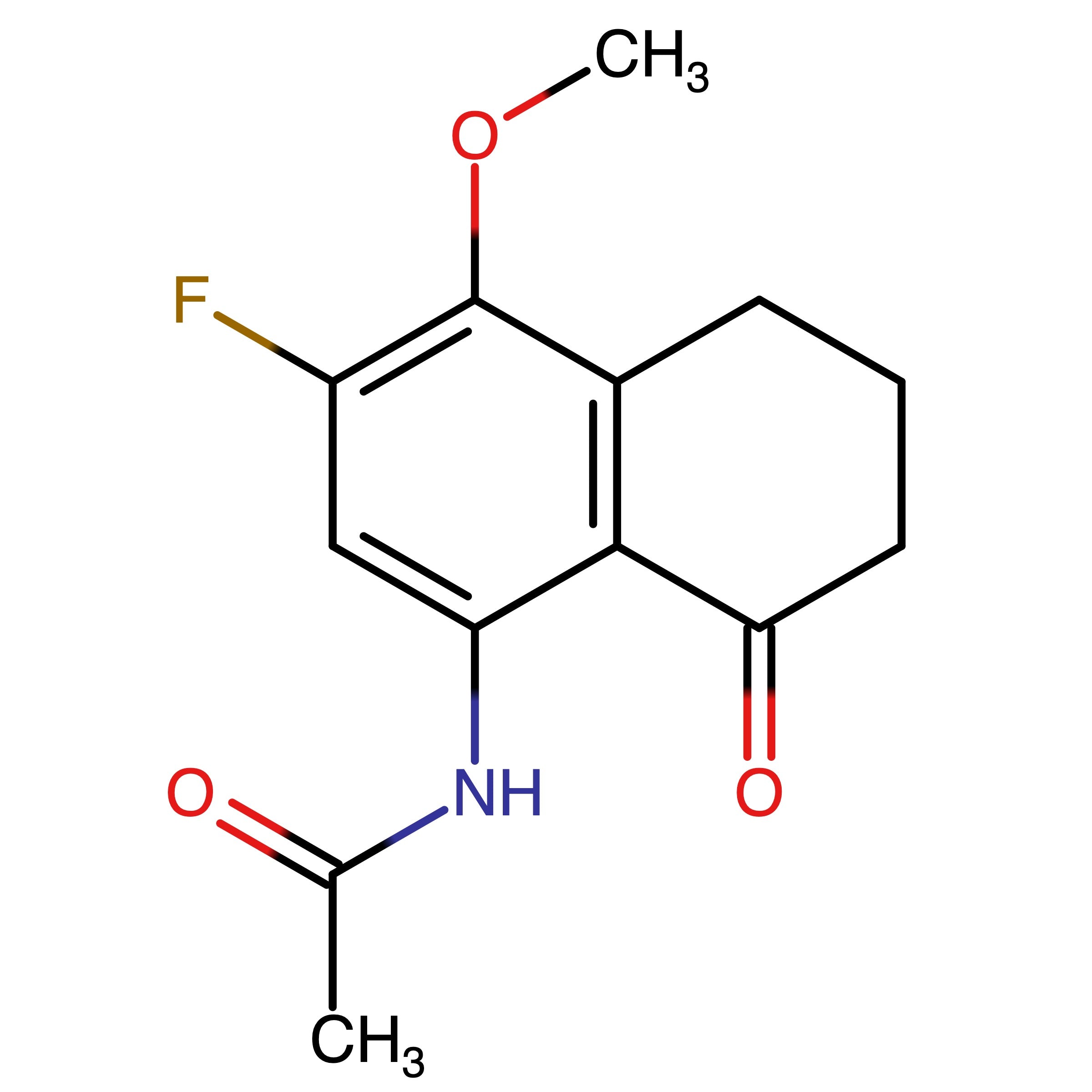 CAS RN 2813270-32-3 | N-(3-Fluoro-4-methoxy-8-oxo-5,6,7,8-tetrahydronaphthalen-1-yl)acetamide