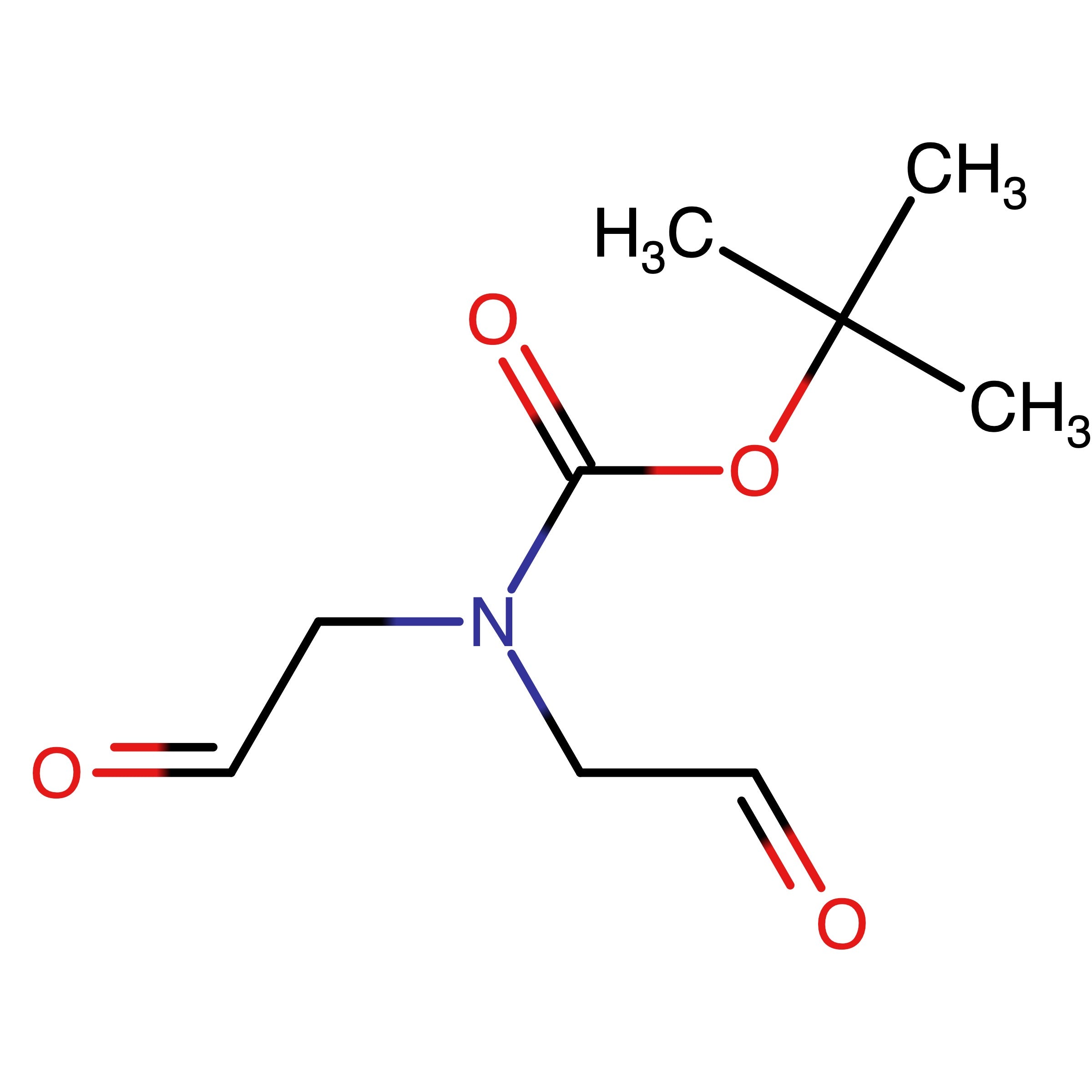 CAS RN 103898-12-0 | tert-Butyl bis(2-oxoethyl)carbamate | MFCD16036639