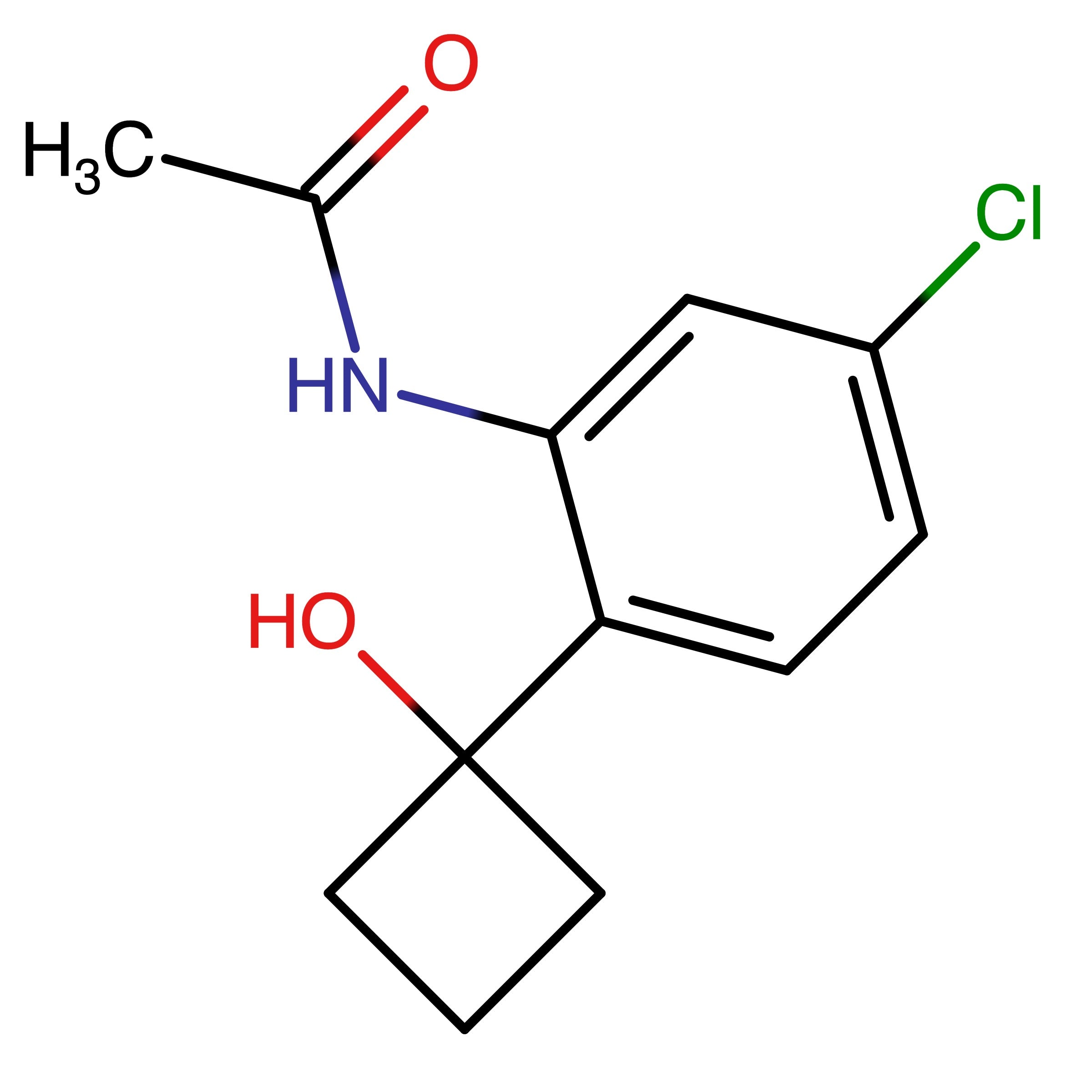 CAS RN 3034652-90-6 | N-(5-Chloro-2-(1-hydroxycyclobutyl)phenyl)acetamide