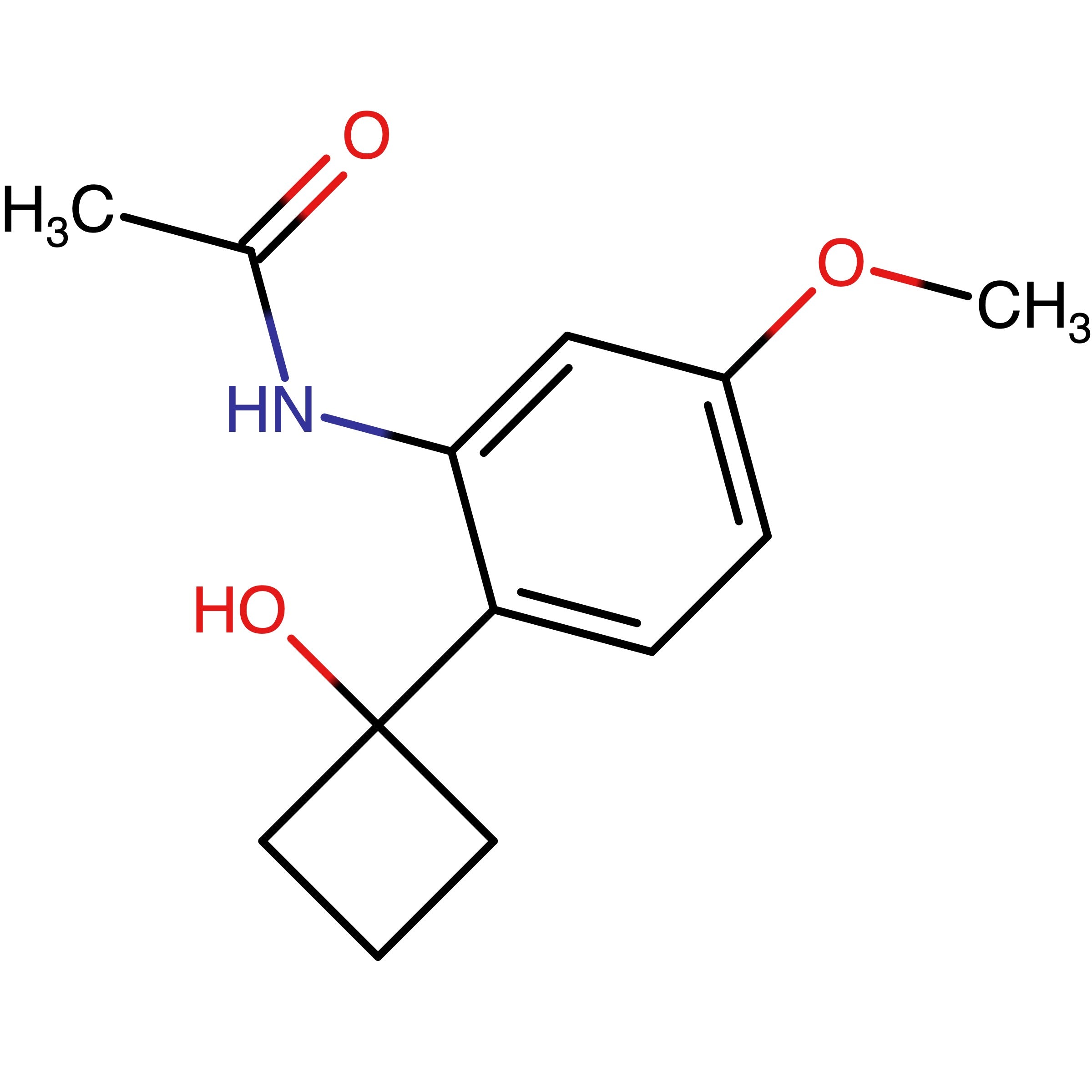 CAS RN 3064071-11-7 | N-(2-(1-Hydroxycyclobutyl)-5-methoxyphenyl)acetamide