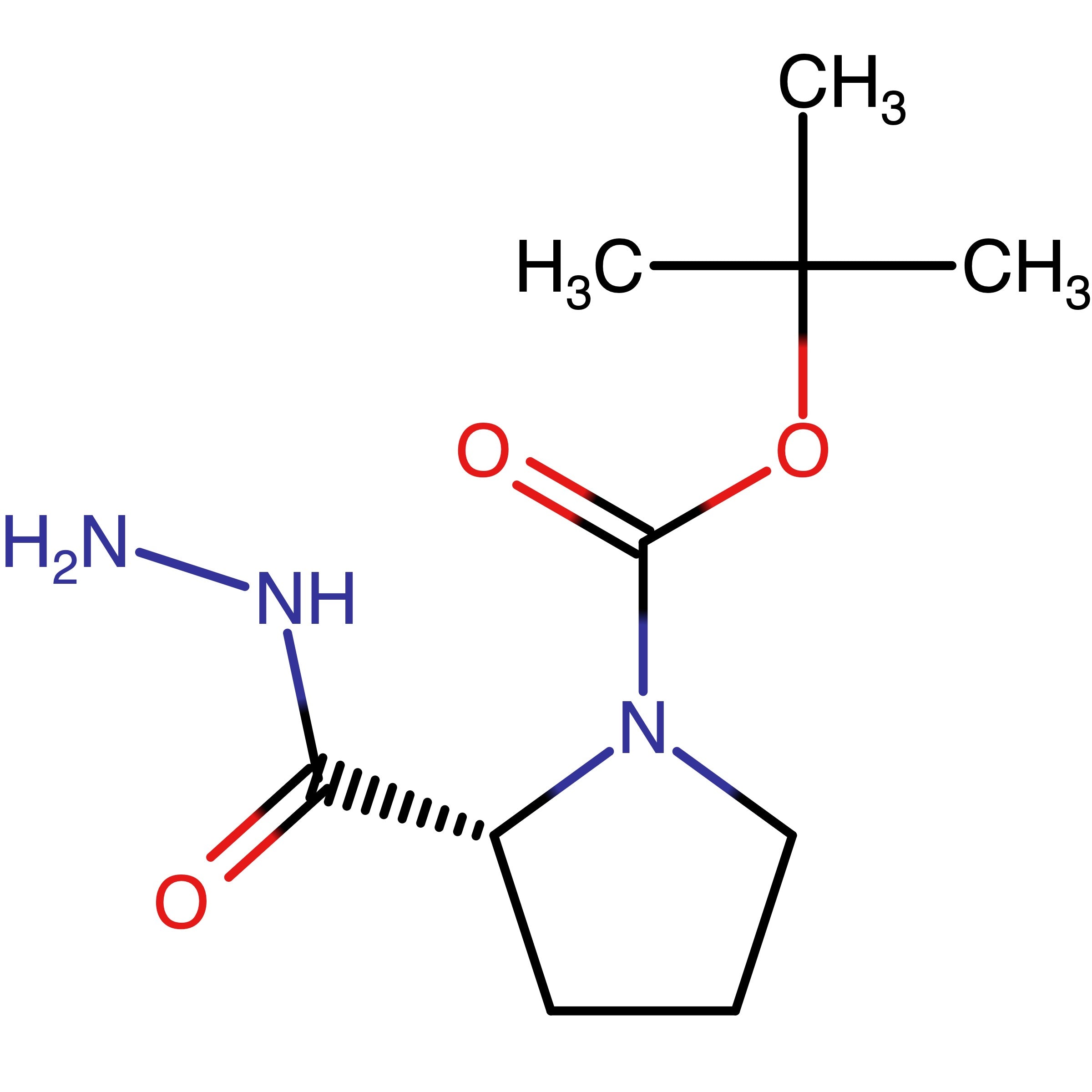 CAS RN 1373959-74-0 | tert-Butyl (R)-2-(hydrazinecarbonyl)pyrrolidine-1-carboxylate