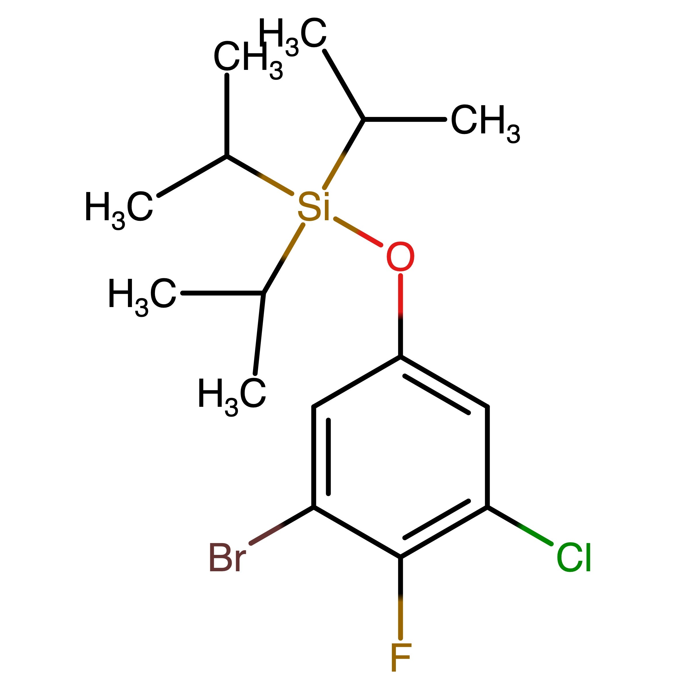 CAS RN 2088284-91-5 | (3-Bromo-5-chloro-4-fluorophenoxy)triisopropylsilane