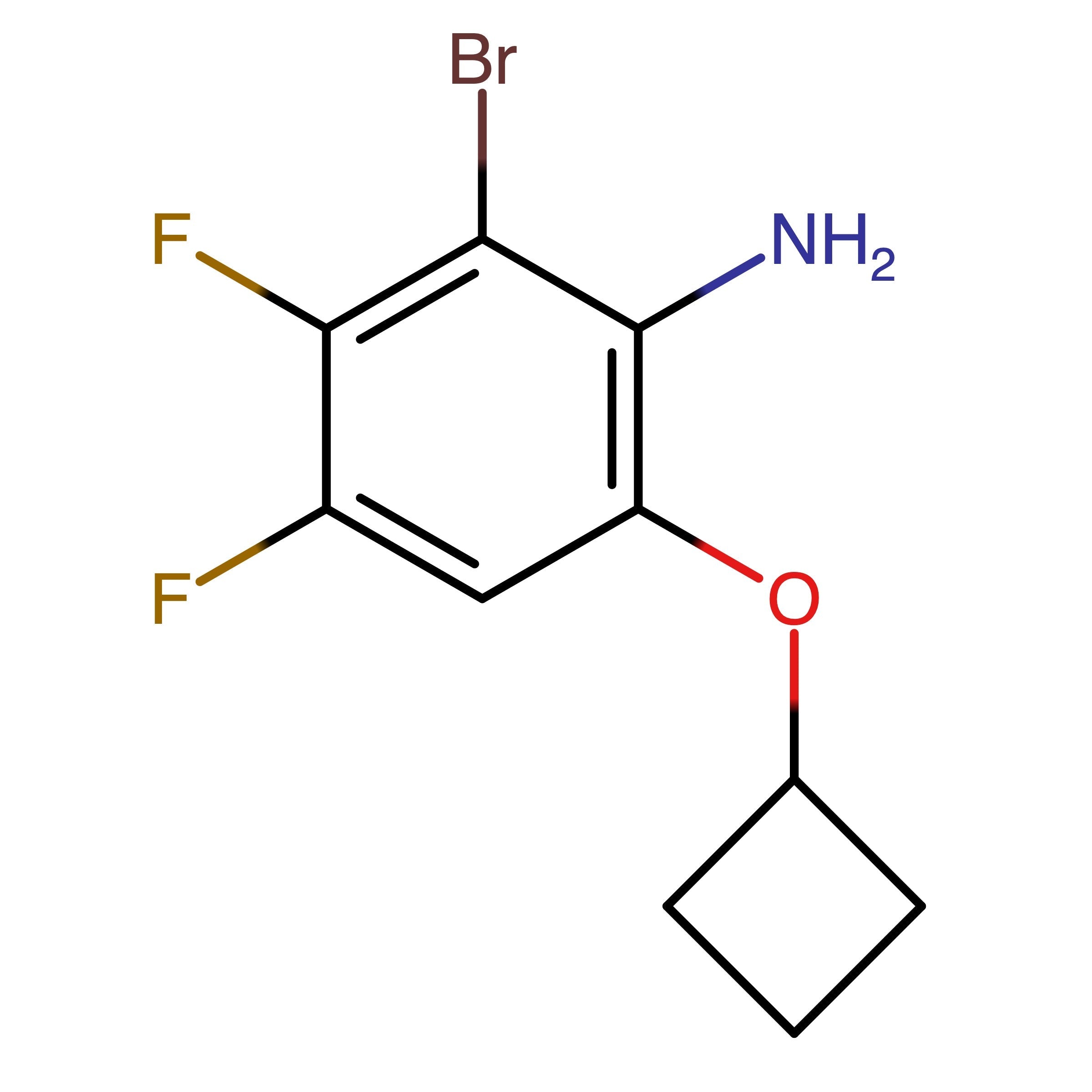 CAS RN 2088284-74-4 | 2-Bromo-6-cyclobutoxy-3,4-difluoroaniline