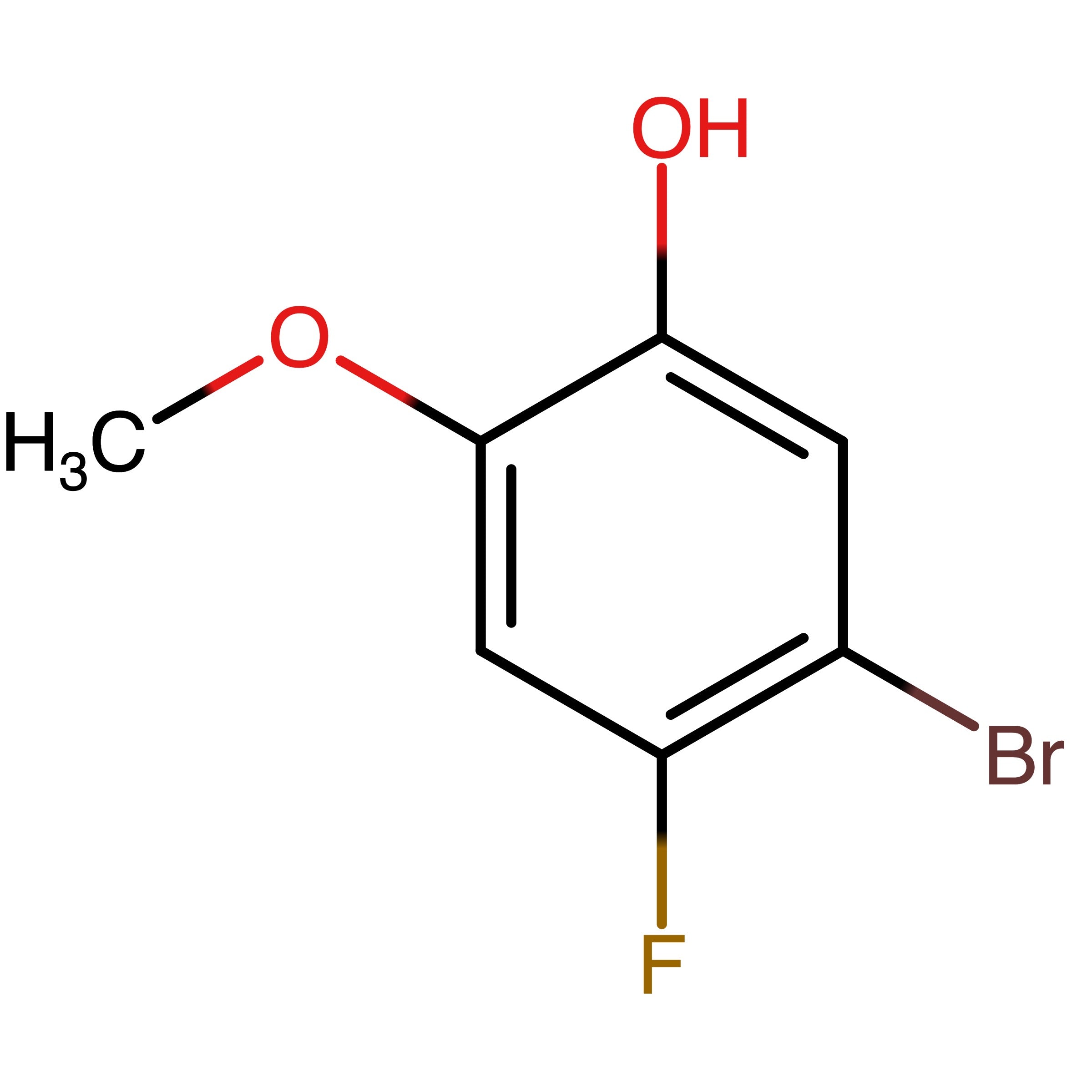 CAS RN 1364606-67-6 | 5-Bromo-4-fluoro-2-methoxyphenol
