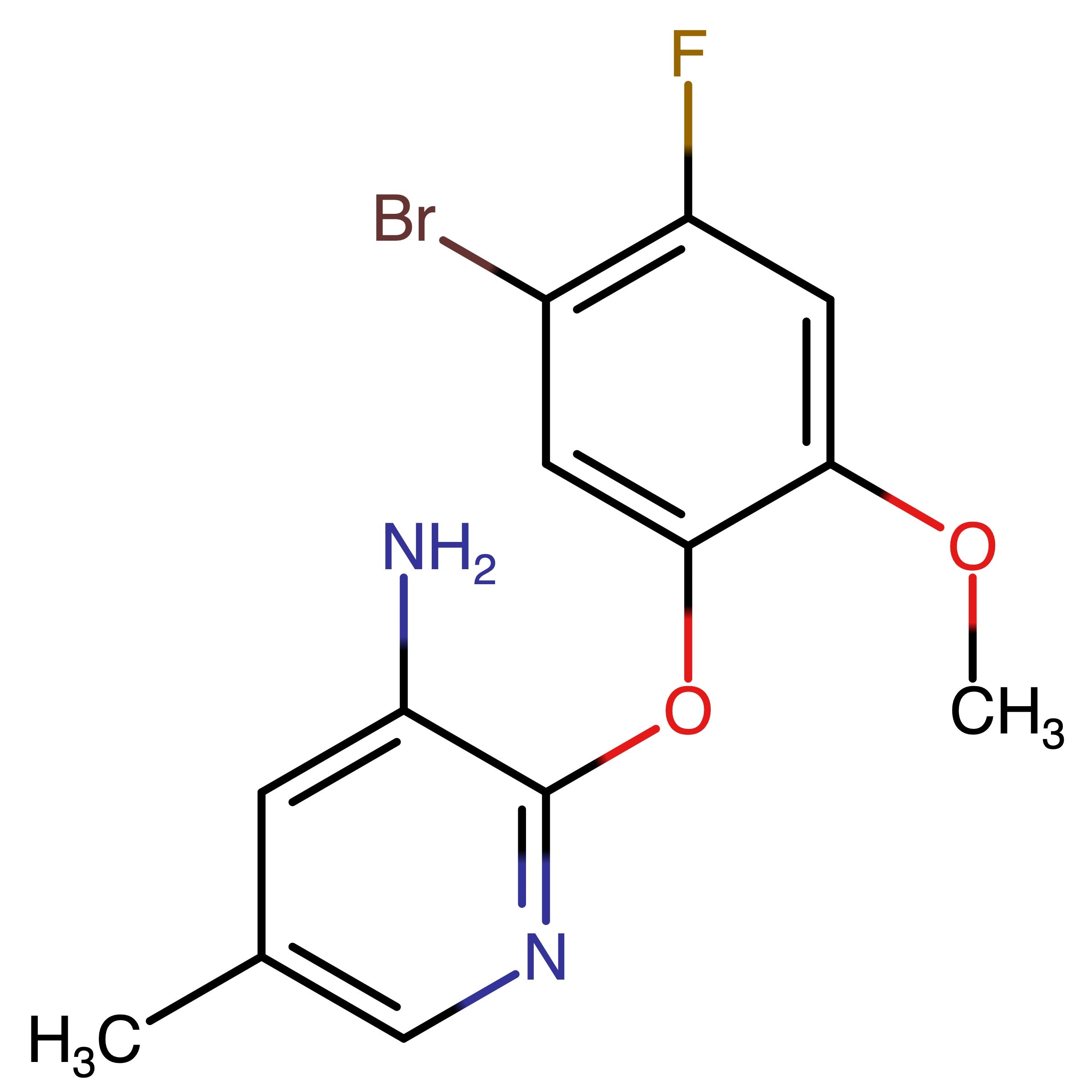 CAS RN 2159082-58-1 | 2-(5-Bromo-4-fluoro-2-methoxyphenoxy)-5-methylpyridin-3-amine