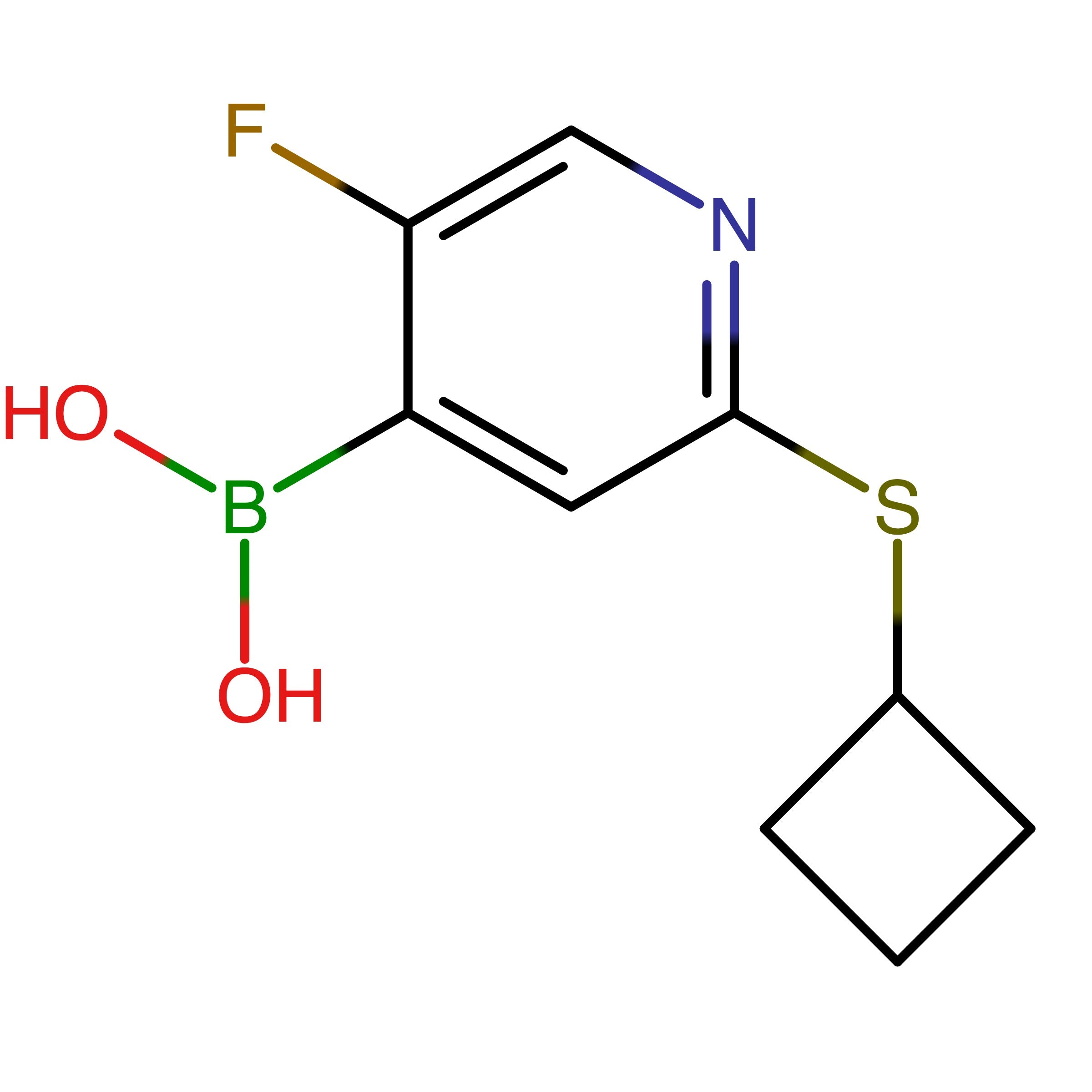 CAS RN 2159082-61-6 | (2-(Cyclobutylthio)-5-fluoropyridin-4-yl)boronic acid