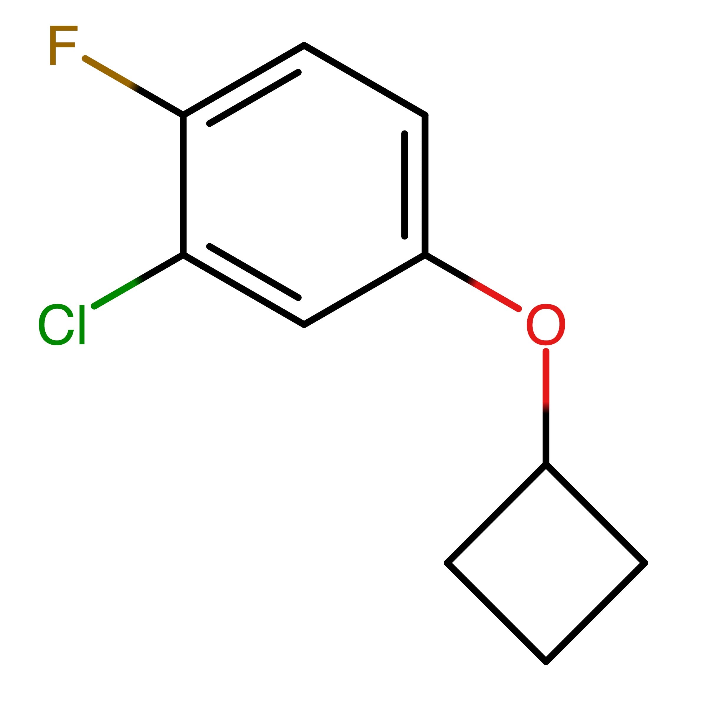 CAS RN 1881090-59-0 | 2-Chloro-4-cyclobutoxy-1-fluorobenzene | MFCD30829932
