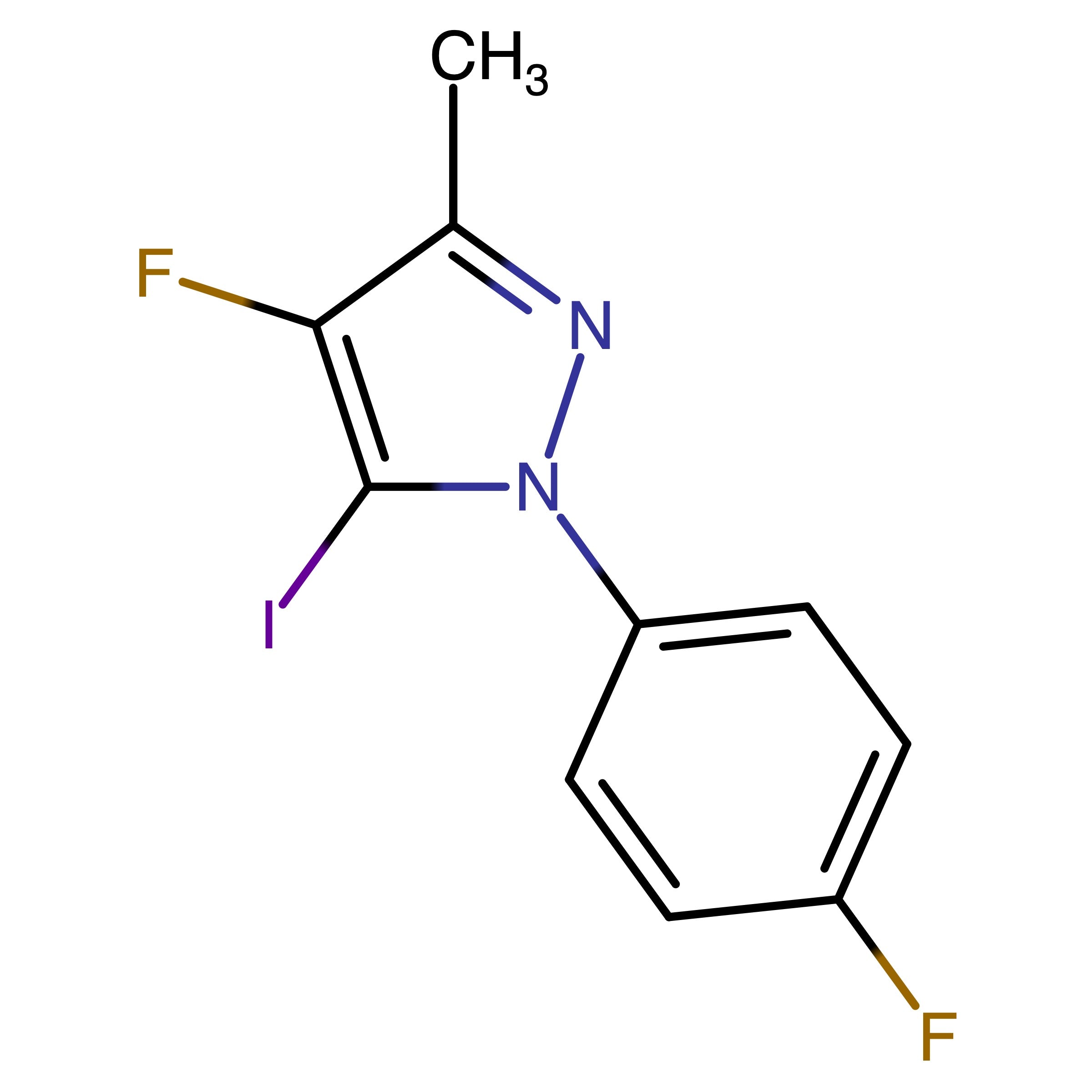 CAS RN 2159082-63-8 | 4-Fluoro-1-(4-fluorophenyl)-5-iodo-3-methyl-1H-pyrazole