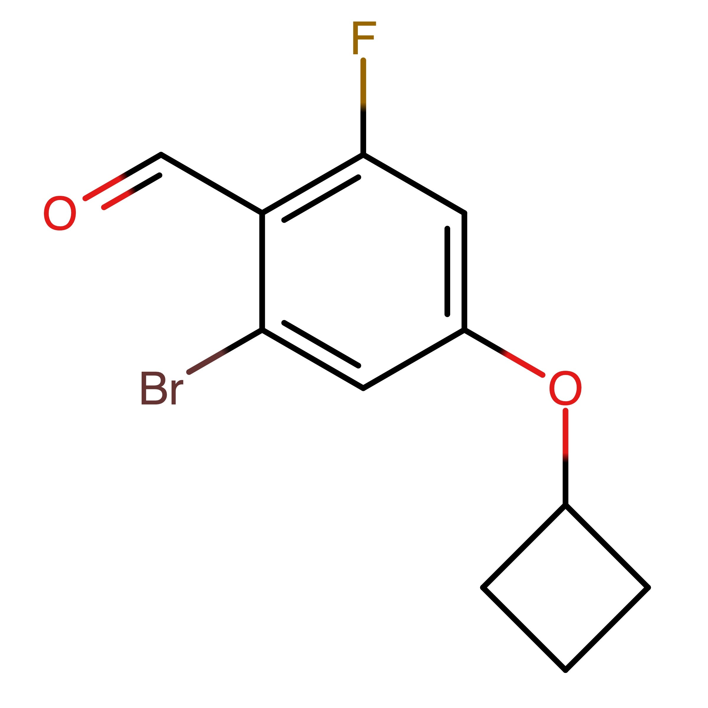 CAS RN 2159082-65-0 | 2-Bromo-4-cyclobutoxy-6-fluorobenzaldehyde