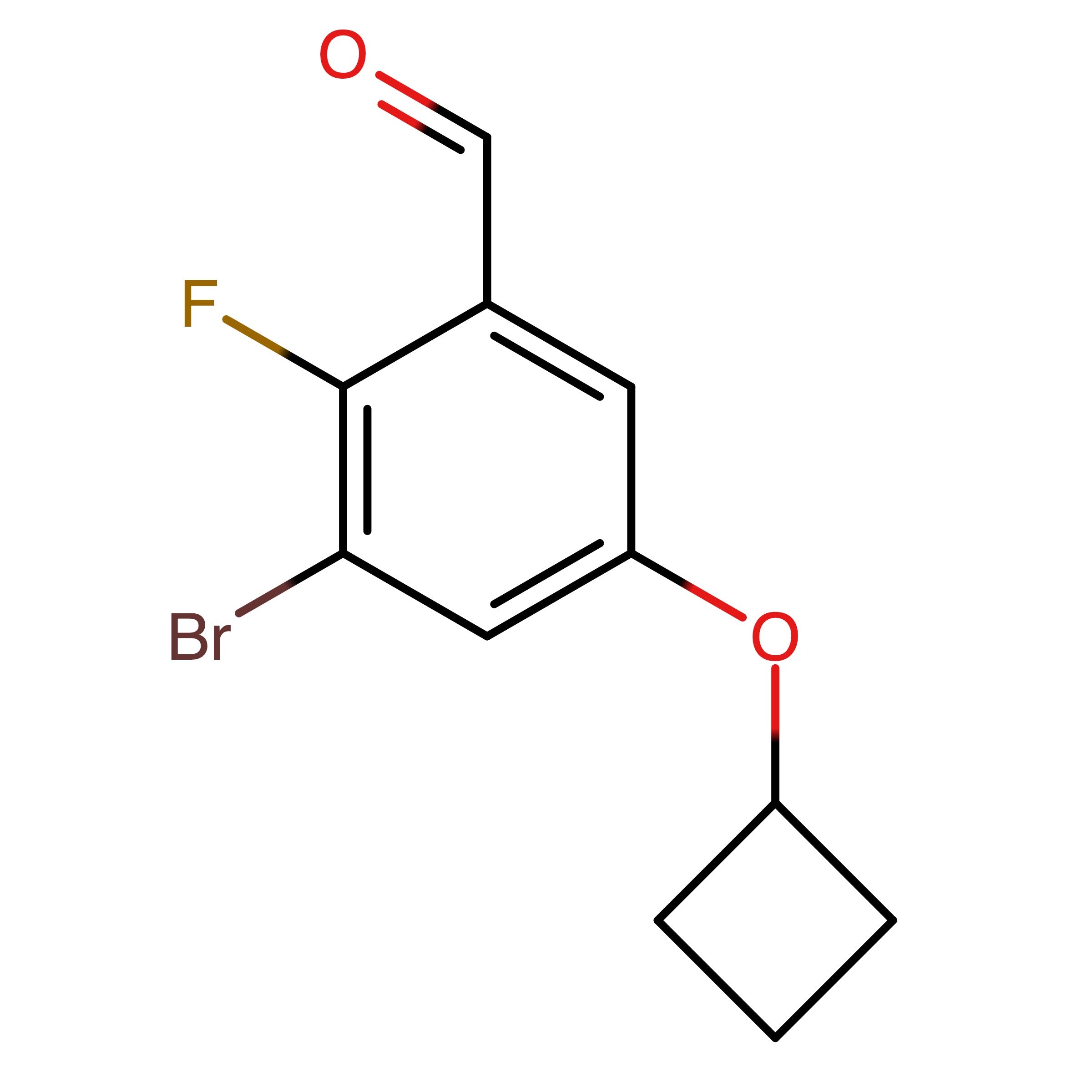 CAS RN 2159082-71-8 | 3-Bromo-5-cyclobutoxy-2-fluorobenzaldehyde