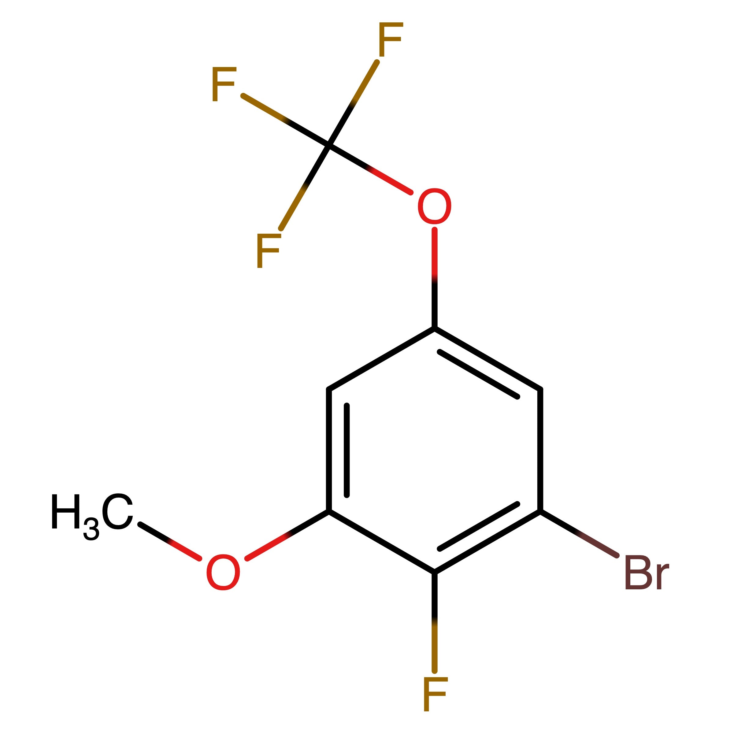 CAS RN 2074614-58-5 | 1-Bromo-2-fluoro-3-methoxy-5-(trifluoromethoxy)benzene | MFCD30829921