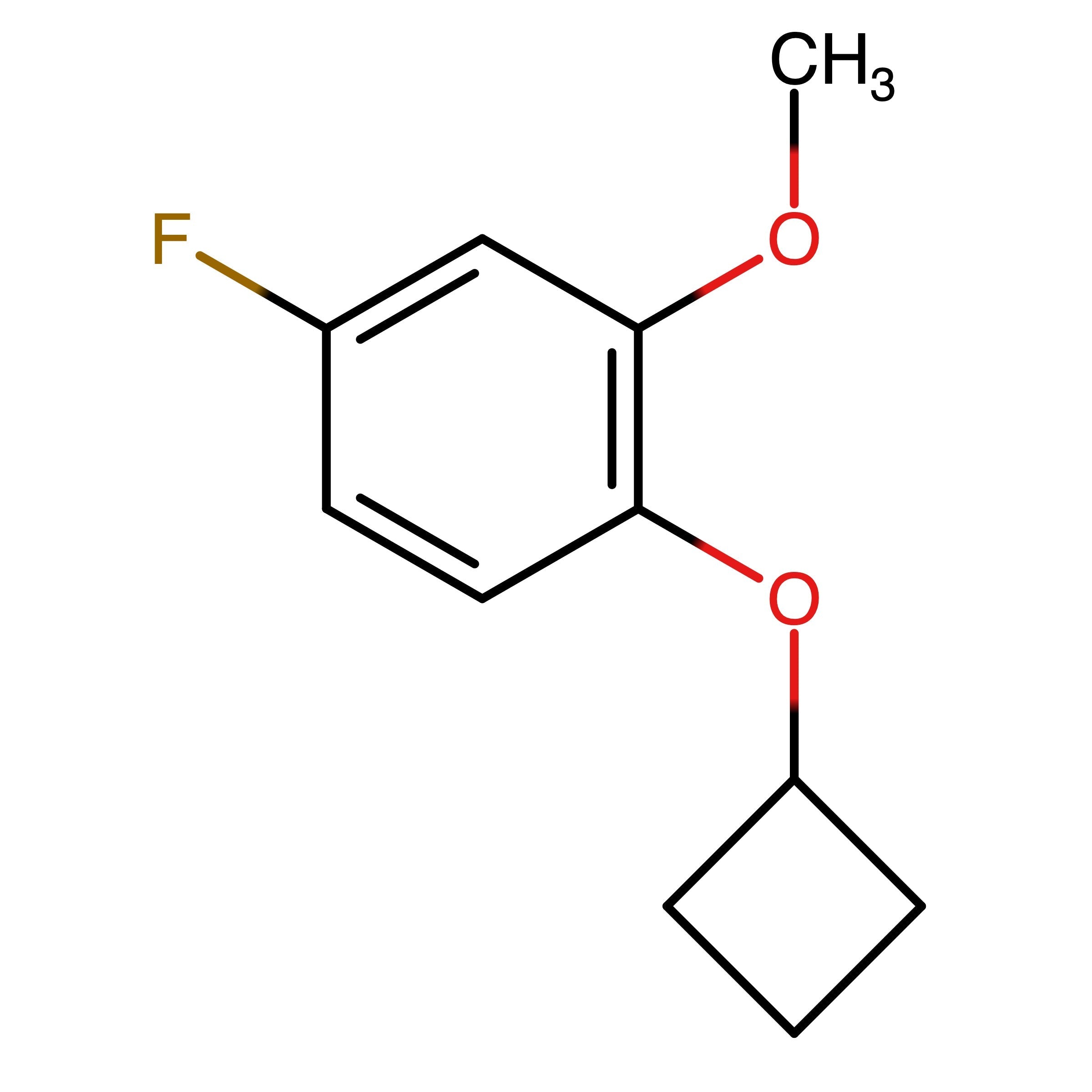 CAS RN 1824435-24-6 | 1-Cyclobutoxy-4-fluoro-2-methoxybenzene