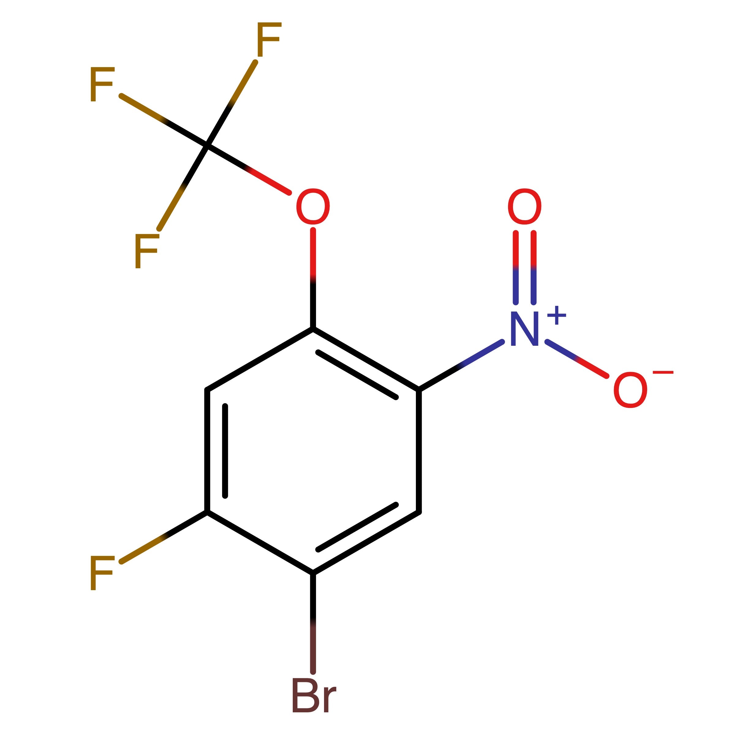 CAS RN 1807184-10-6 | 1-Bromo-2-fluoro-5-nitro-4-(trifluoromethoxy)benzene