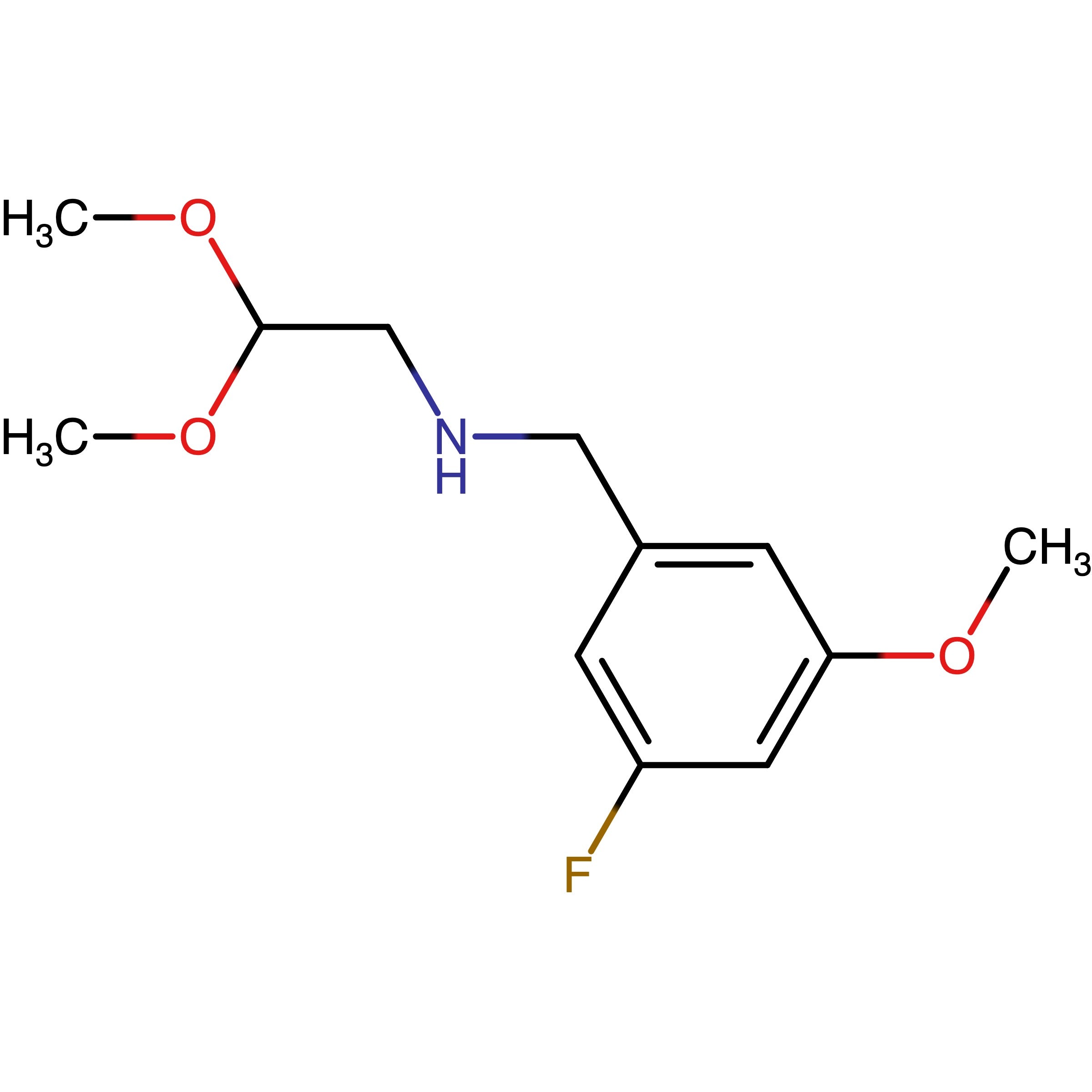 CAS RN 2225848-59-7 | N-(3-Fluoro-5-methoxybenzyl)-2,2-dimethoxyethan-1-amine