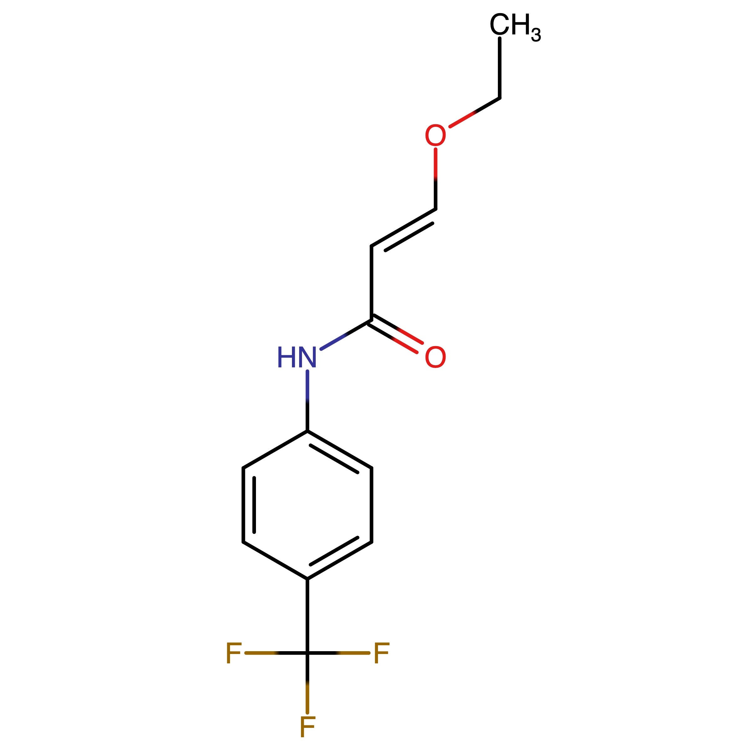 CAS RN 1610696-20-2 | (E)-3-Ethoxy-N-(4-(trifluoromethyl)phenyl)acrylamide