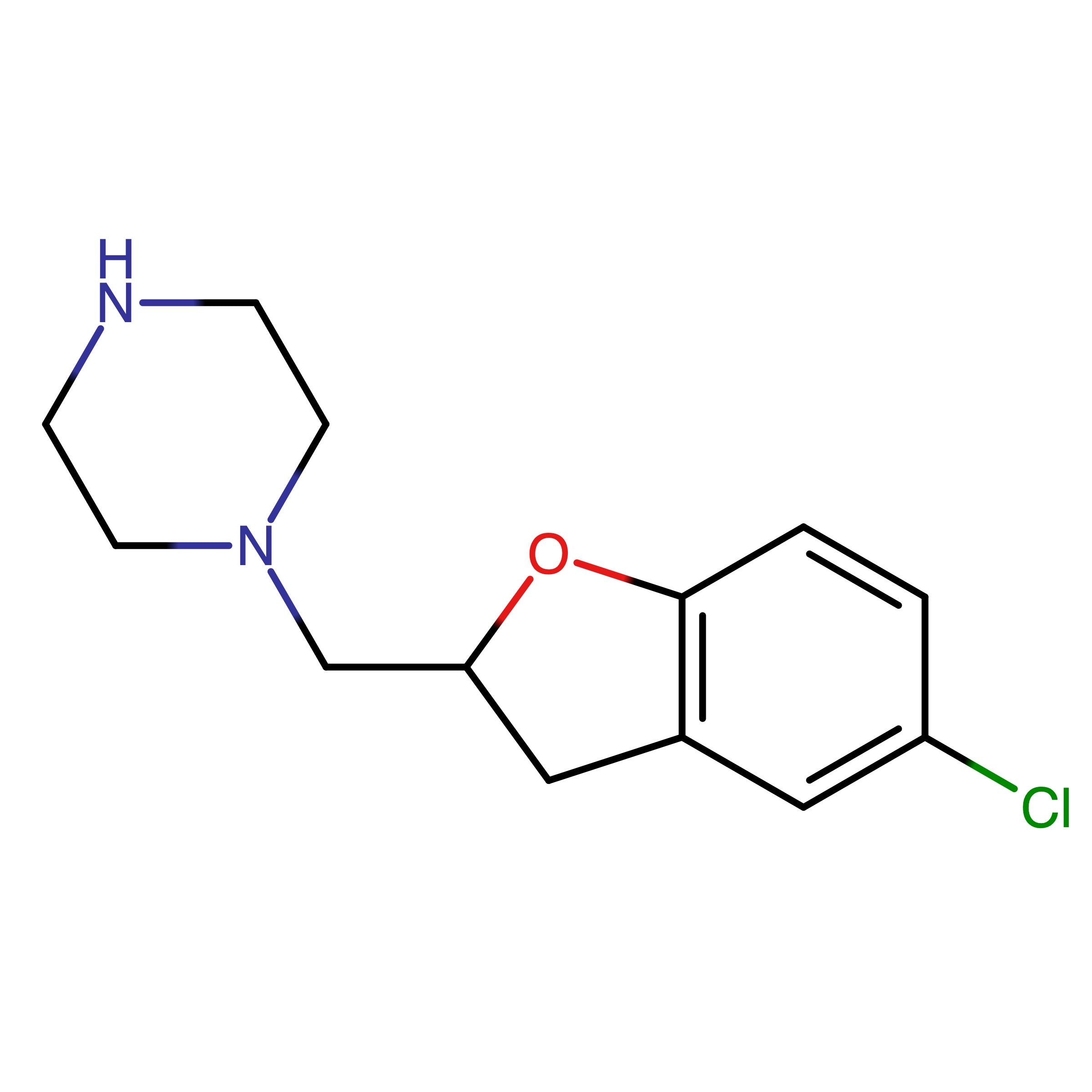 CAS RN 1177477-62-1 | 1-((5-Chloro-2,3-dihydrobenzofuran-2-yl)methyl)piperazine