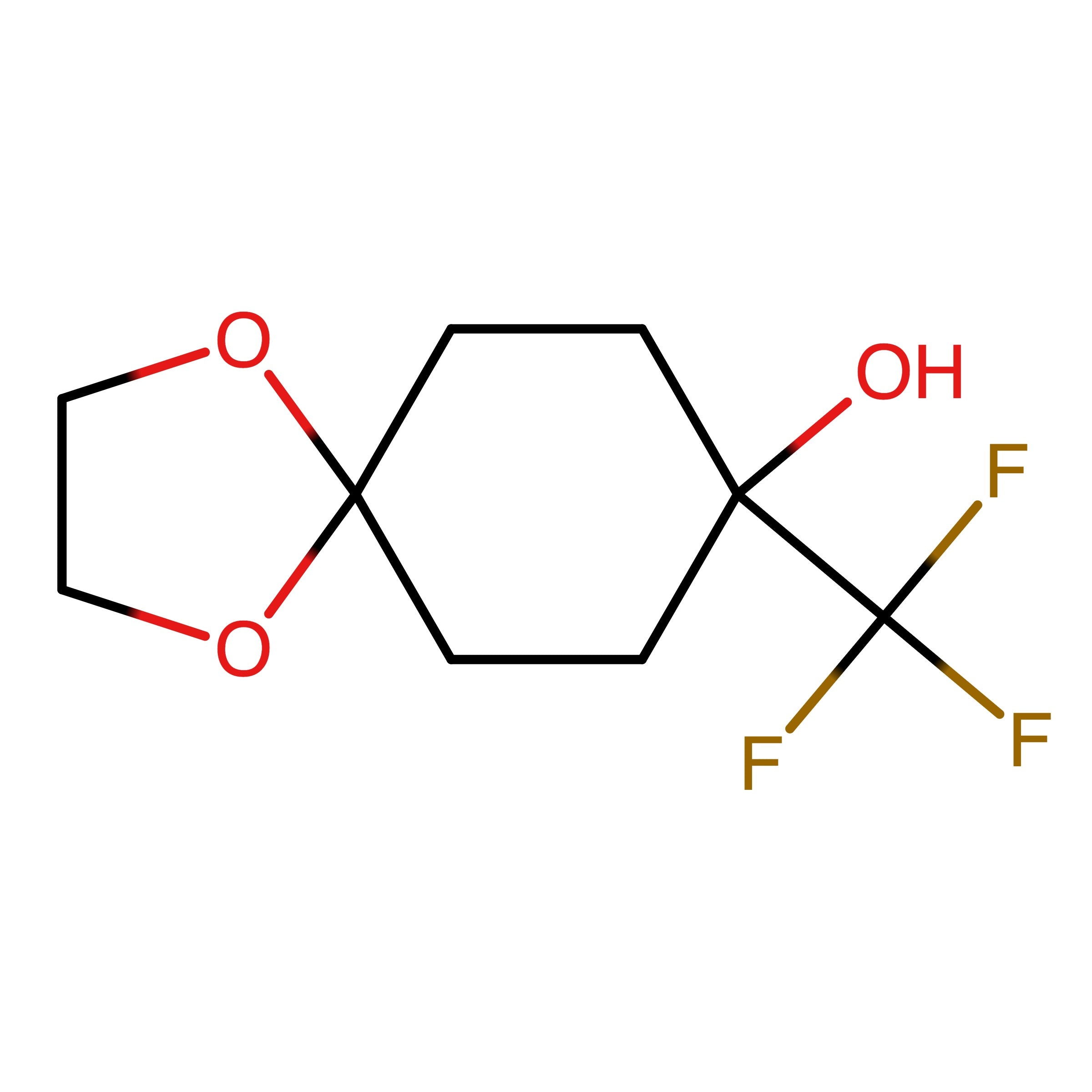 CAS RN 1248081-37-9 | 8-(Trifluoromethyl)-1,4-dioxaspiro[4.5]decan-8-ol | MFCD16067897