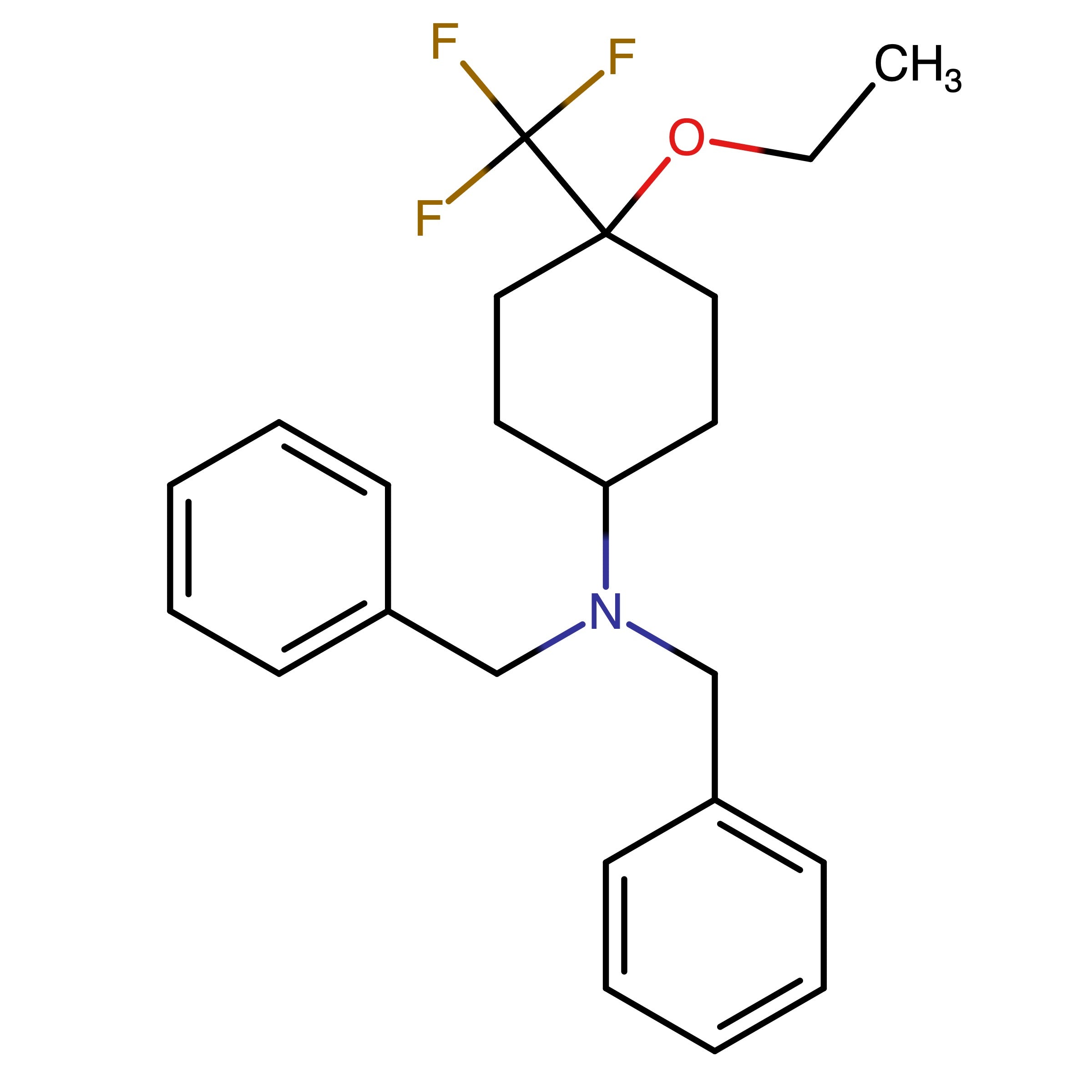 CAS RN 2770344-40-4 | N,N-Dibenzyl-4-ethoxy-4-(trifluoromethyl)cyclohexan-1-amine