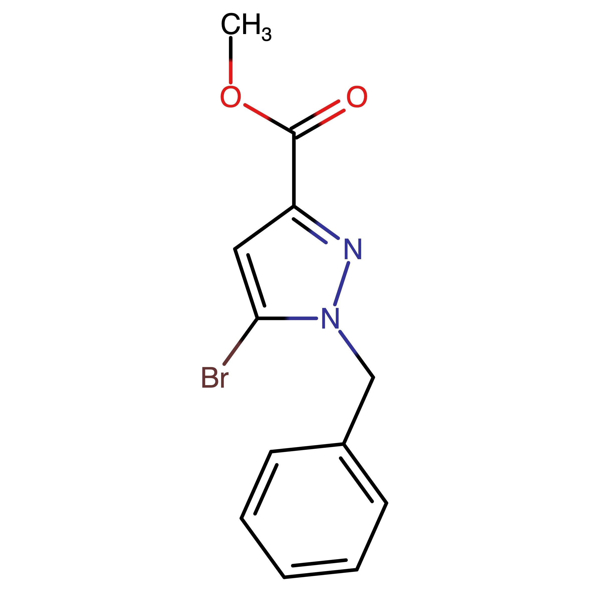 CAS RN 1434128-50-3 | Methyl 1-benzyl-5-bromo-1H-pyrazole-3-carboxylate