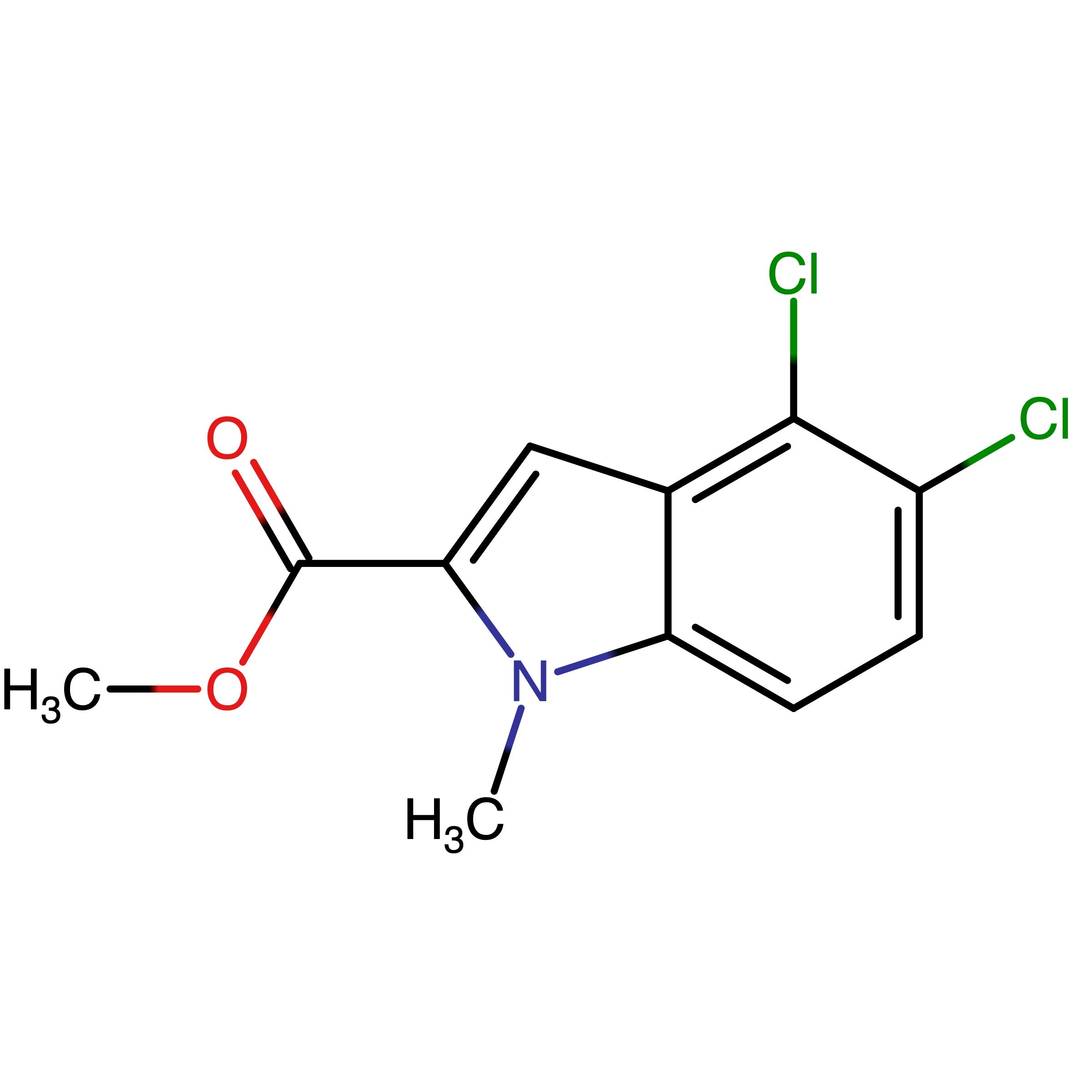 CAS RN 2112911-74-5 | Methyl 4,5-dichloro-1-methyl-1H-indole-2-carboxylate