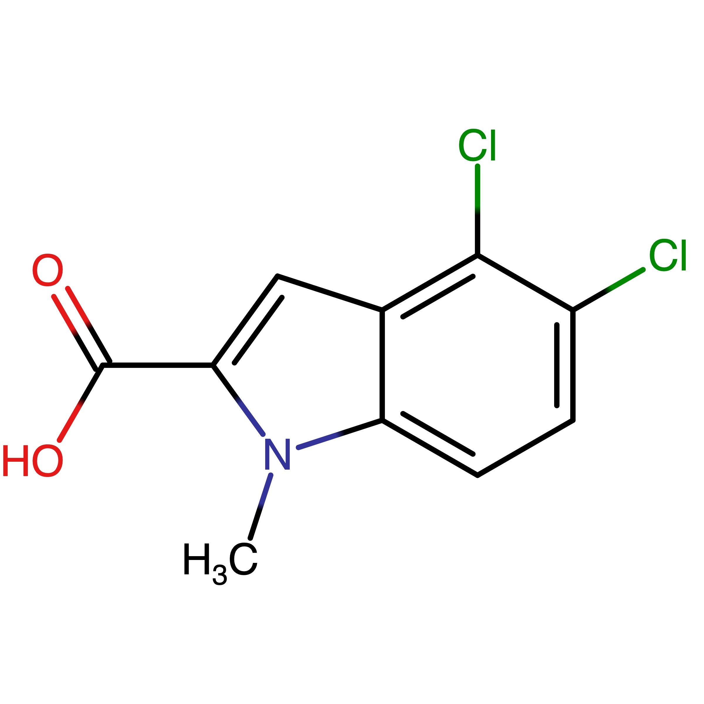 CAS RN 1782898-58-1 | 4,5-Dichloro-1-methyl-1H-indole-2-carboxylic acid