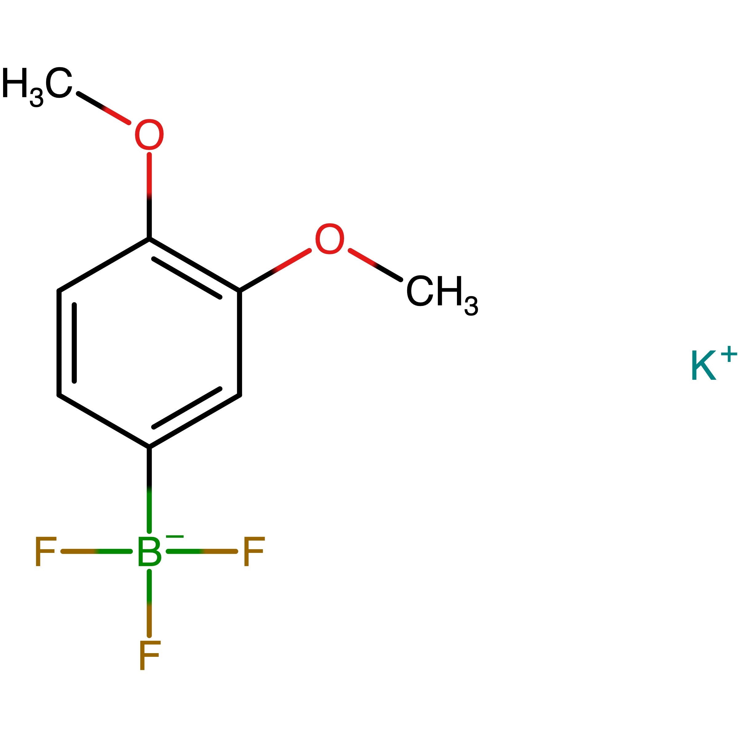 CAS 705254-33-7 | Potassium 3,4-dimethoxyphenyltifluoroborate | MFCD18861582