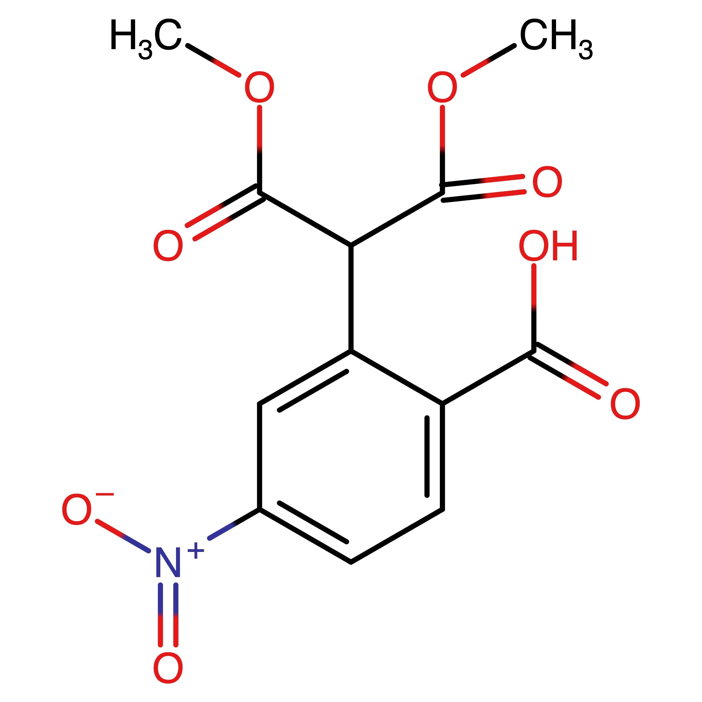 CAS RN 186390-71-6 | 2-(1,3-Dimethoxy-1,3-dioxopropan-2-yl)-4-nitrobenzoic acid