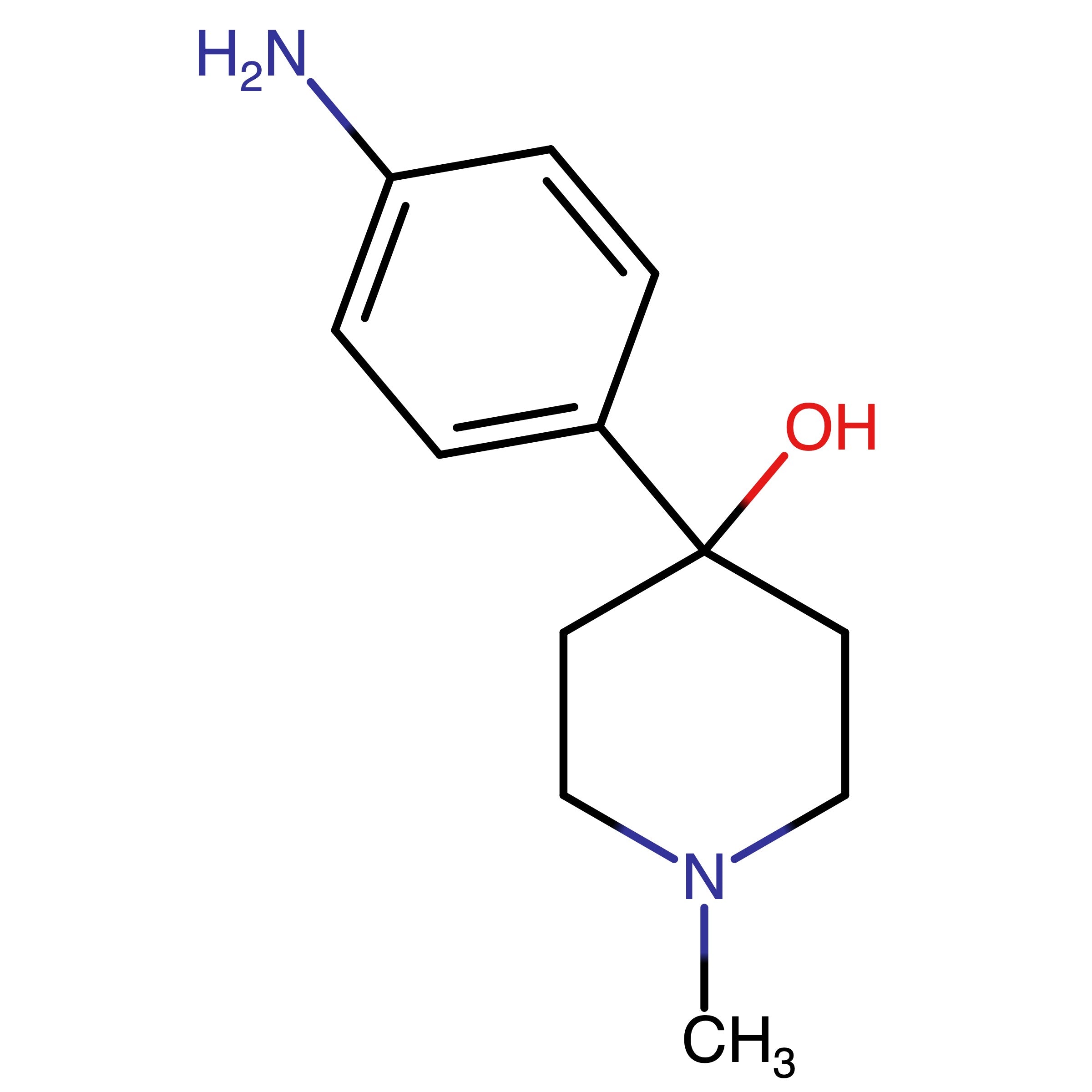 CAS RN 1243268-81-6 | 4-(4-Aminophenyl)-1-methylpiperidin-4-ol