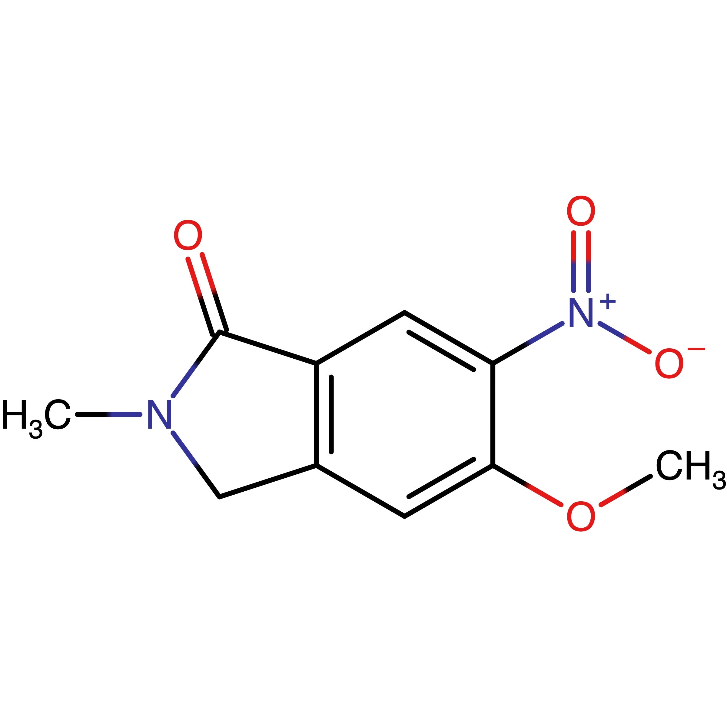 CAS RN 1441172-88-8 | 5-Methoxy-2-methyl-6-nitroisoindolin-1-one