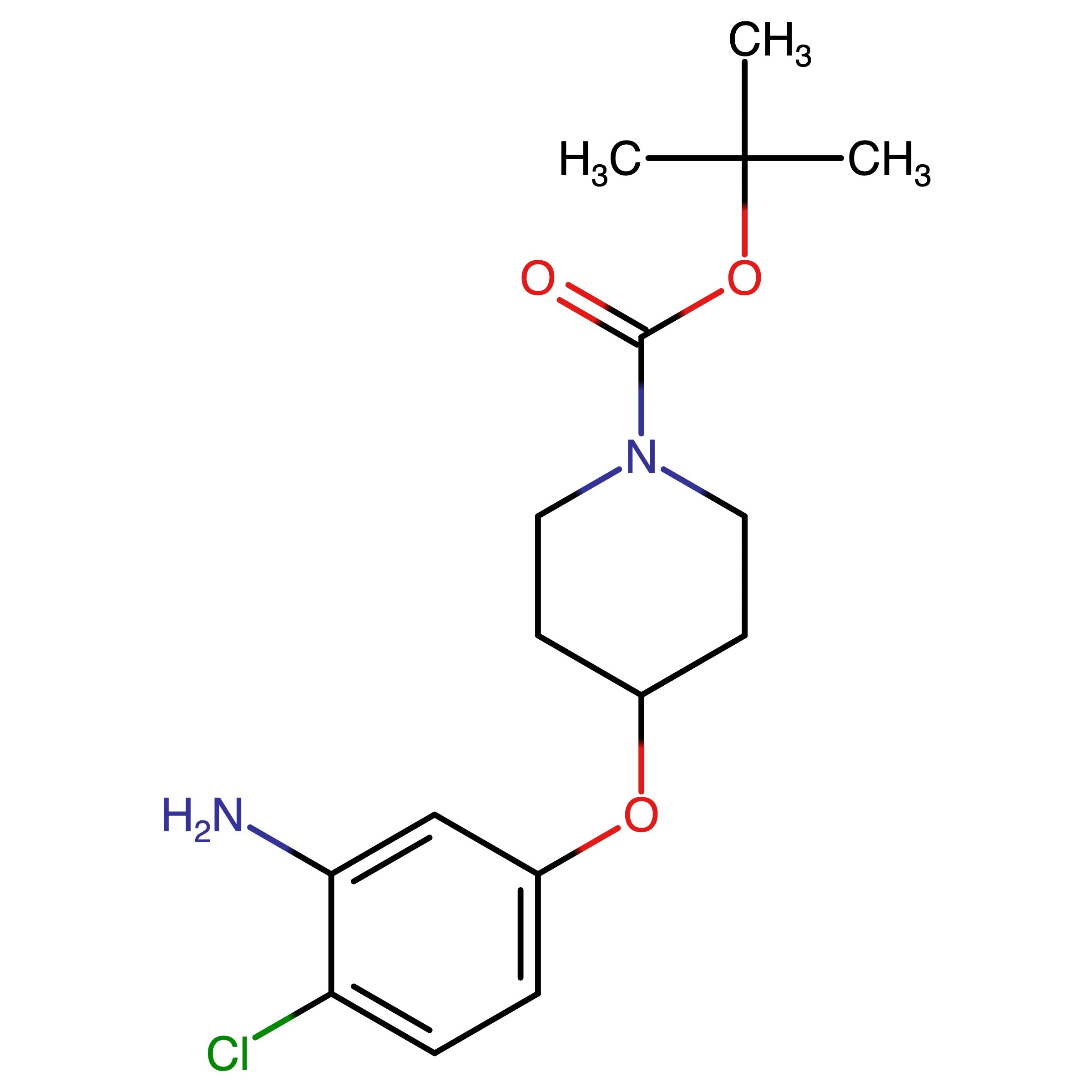 CAS RN 2358231-86-2 | tert-Butyl 4-(3-amino-4-chlorophenoxy)piperidine-1-carboxylate
