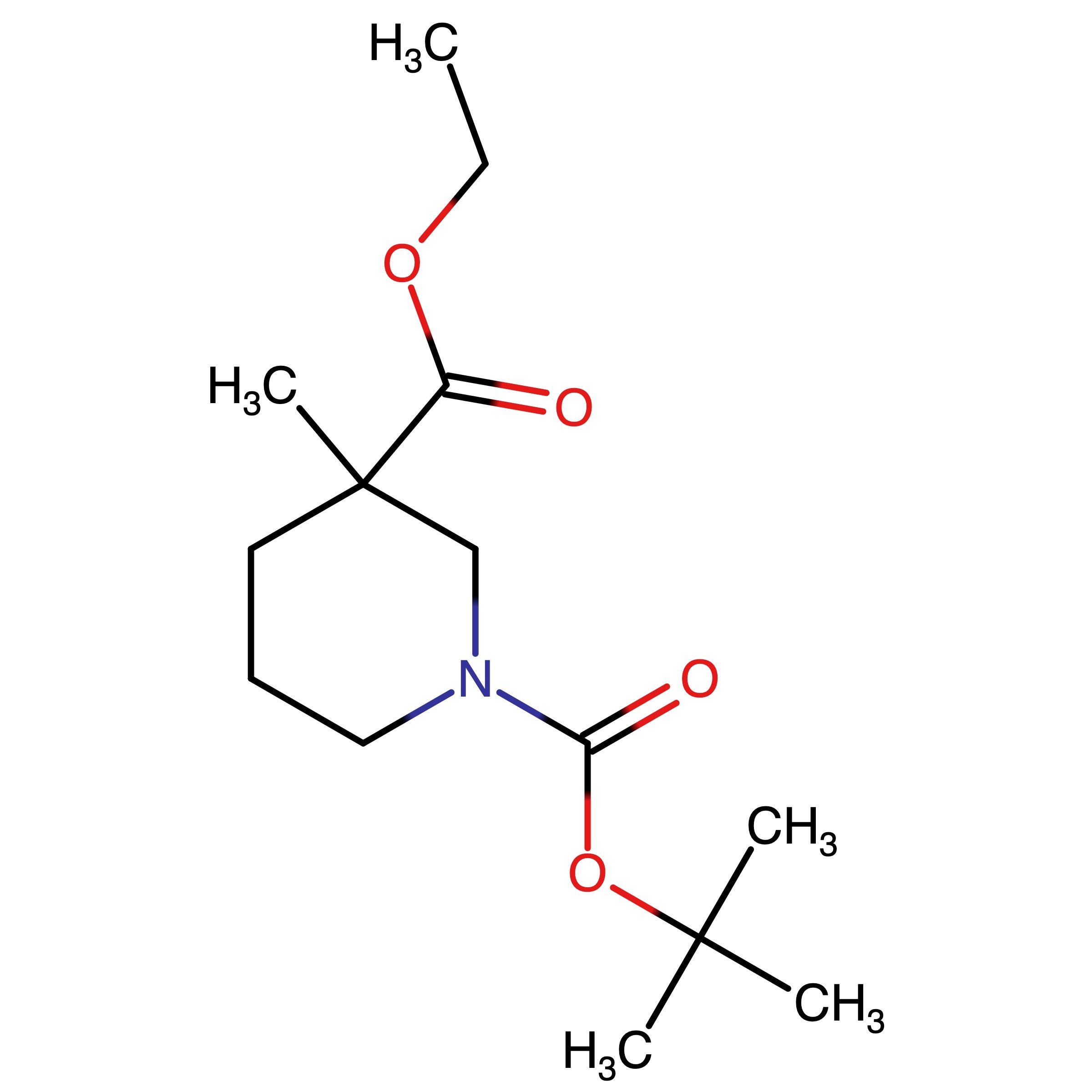 CAS 278789-43-8 | Ethyl 1-Boc-3-methylpiperidine-3-carboxylate | MFCD11559117