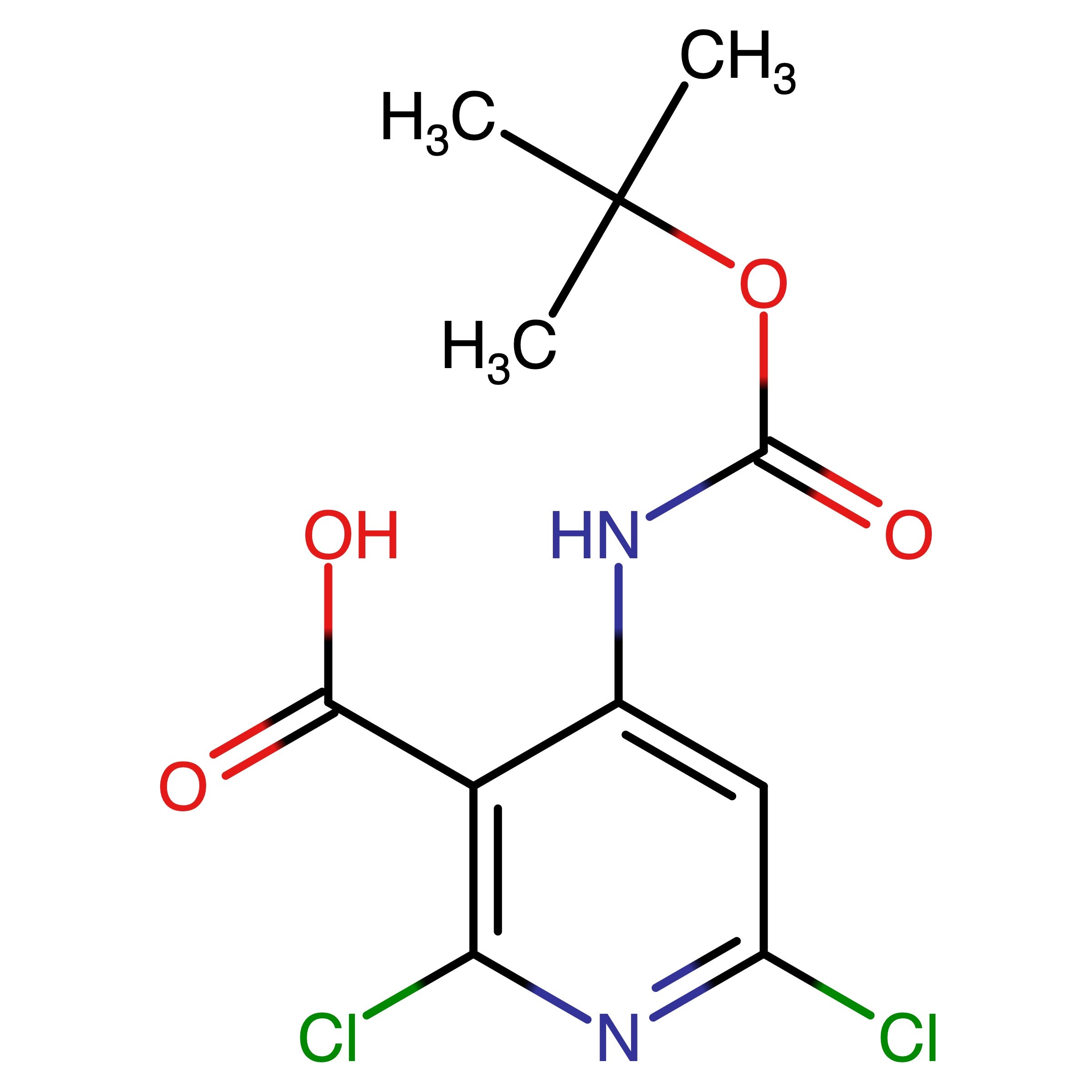 CAS RN 929288-17-5 | 4-((tert-Butoxycarbonyl)amino)-2,6-dichloronicotinic acid