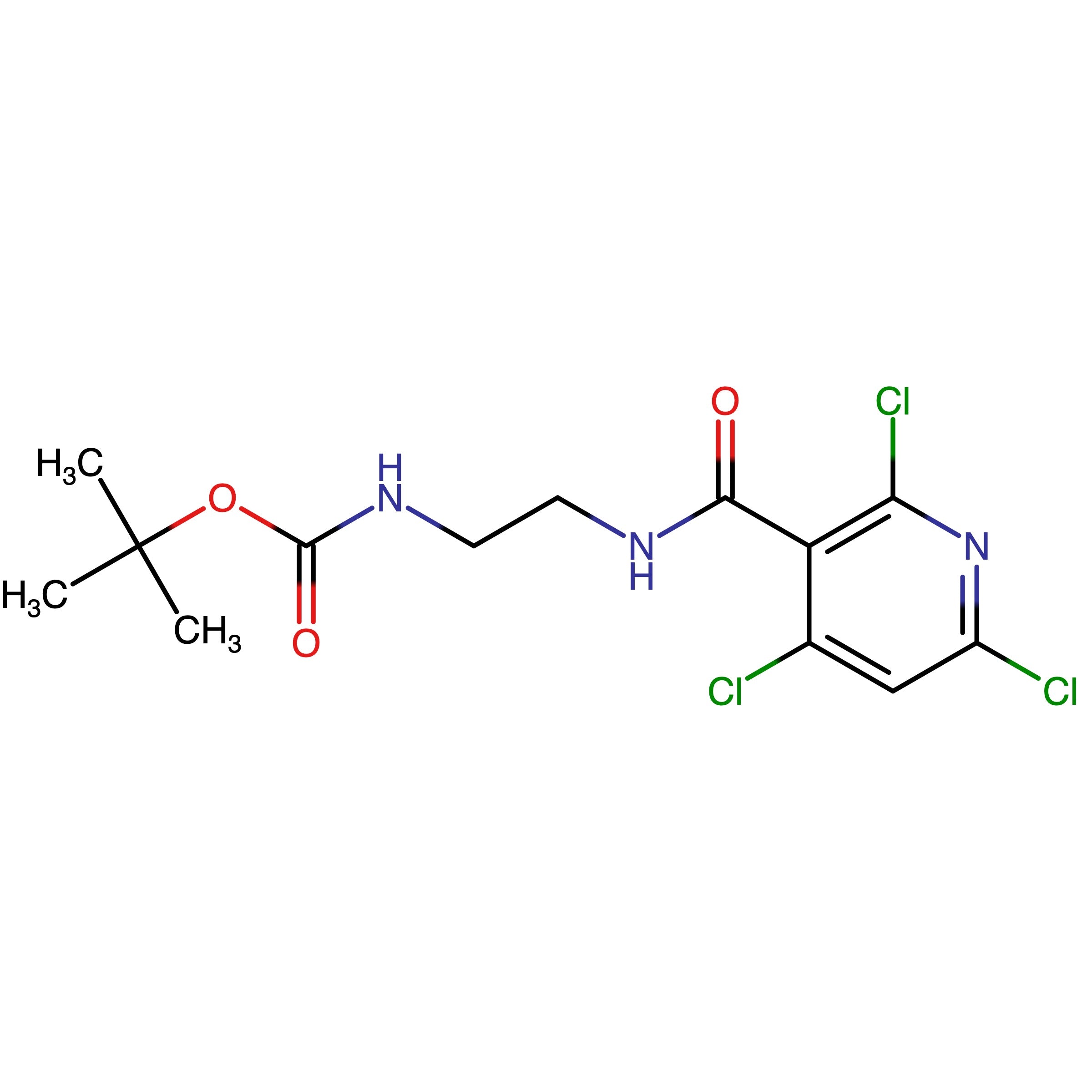 CAS RN 1390656-53-7 | tert-Butyl (2-(2,4,6-trichloronicotinamido)ethyl)carbamate