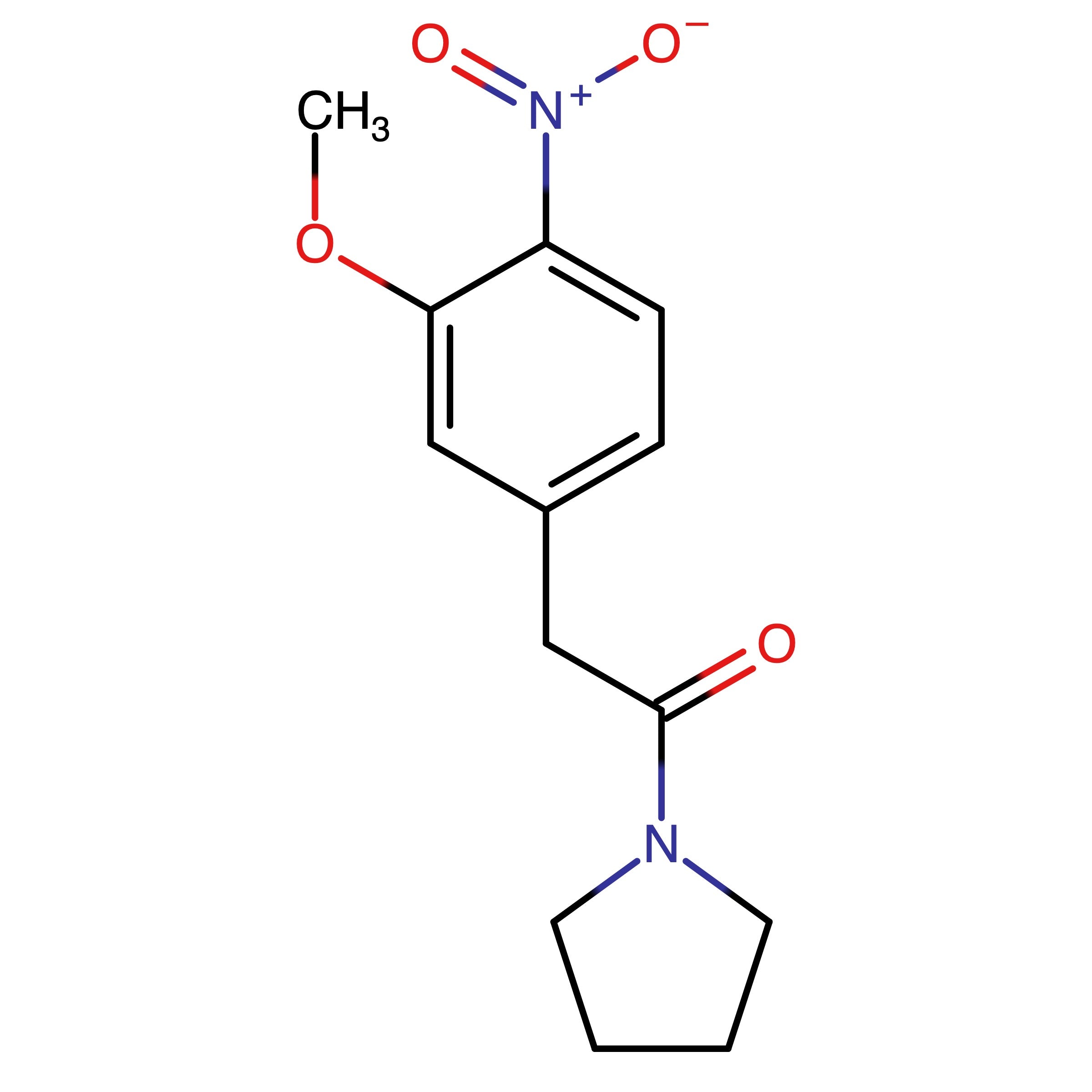 CAS RN 1386950-24-8 | 2-(3-Methoxy-4-nitrophenyl)-1-(pyrrolidin-1-yl)ethan-1-one