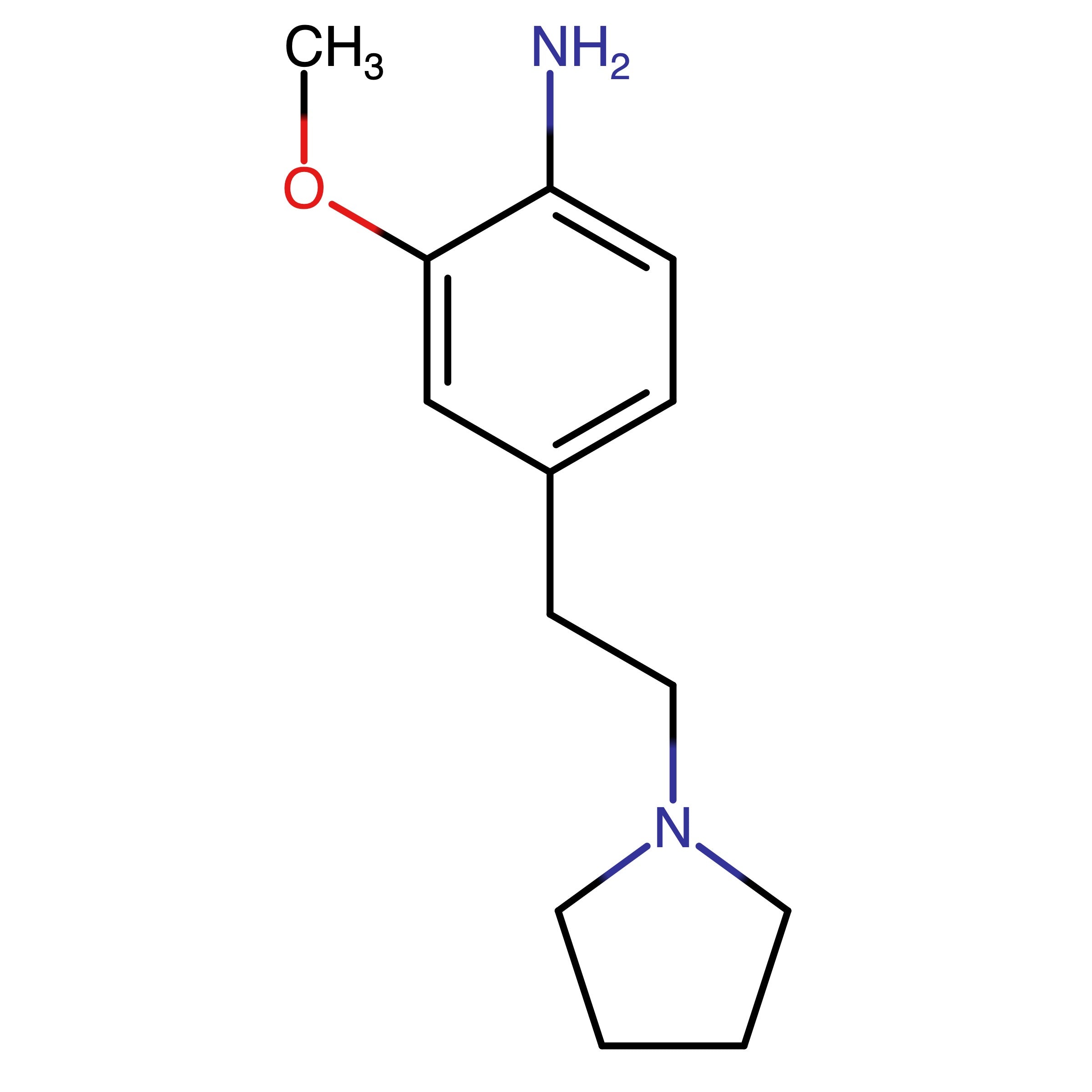 CAS RN 1315513-56-4 | 2-Methoxy-4-(2-(pyrrolidin-1-yl)ethyl)aniline