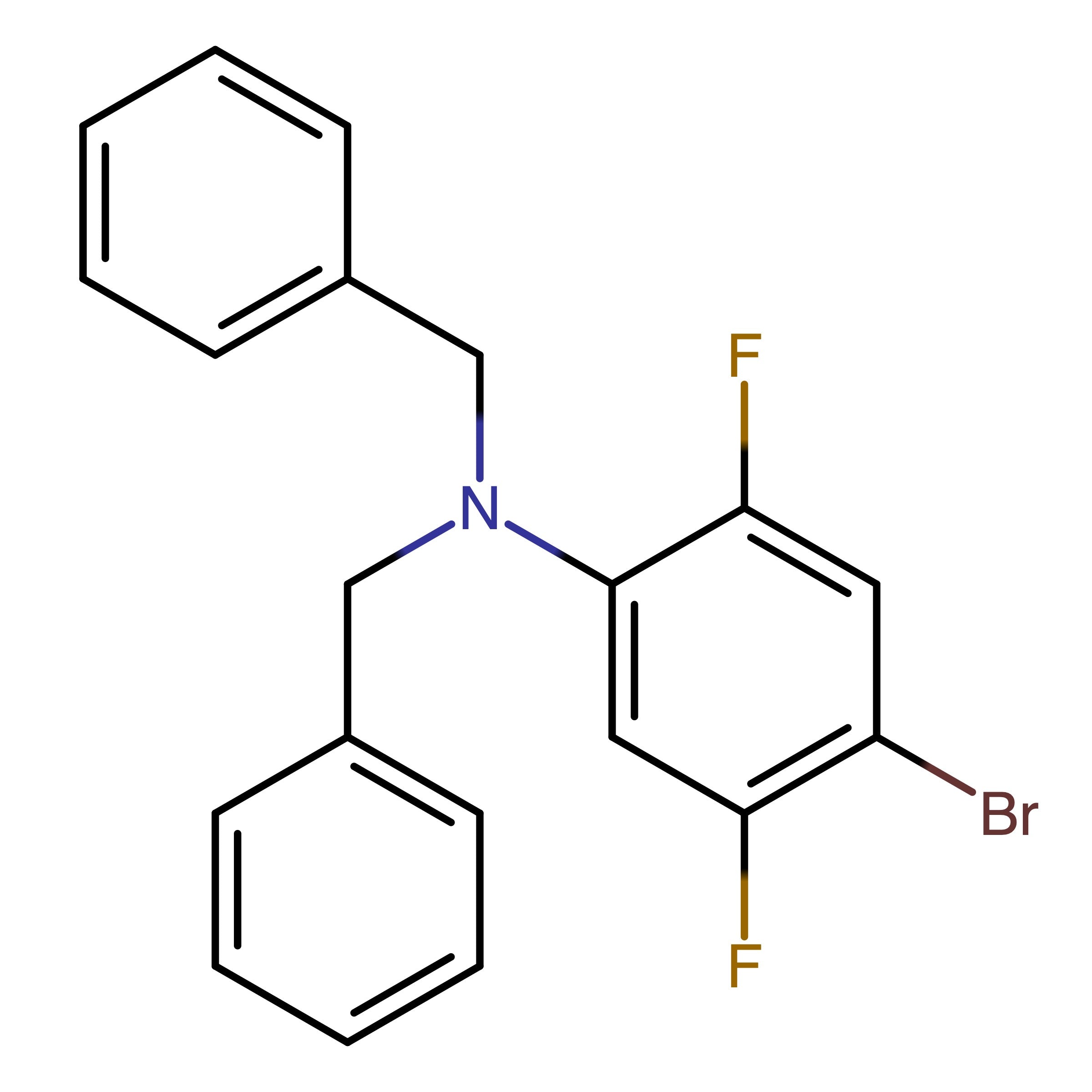 CAS RN 1386949-37-6 | N,N-Dibenzyl-4-bromo-2,5-difluoroaniline