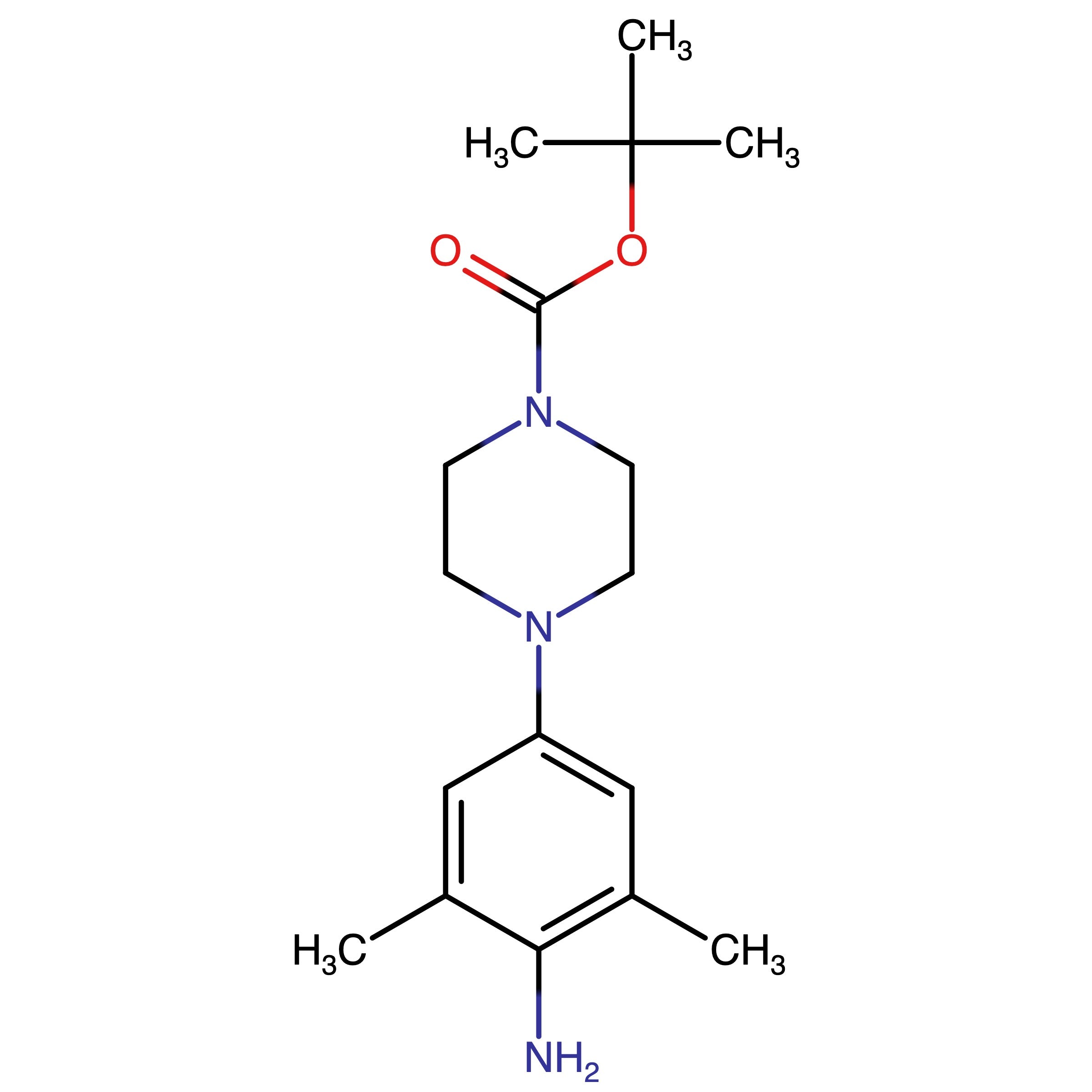 CAS RN 1390656-79-7 | tert-Butyl 4-(4-amino-3,5-dimethylphenyl)piperazine-1-carboxylate