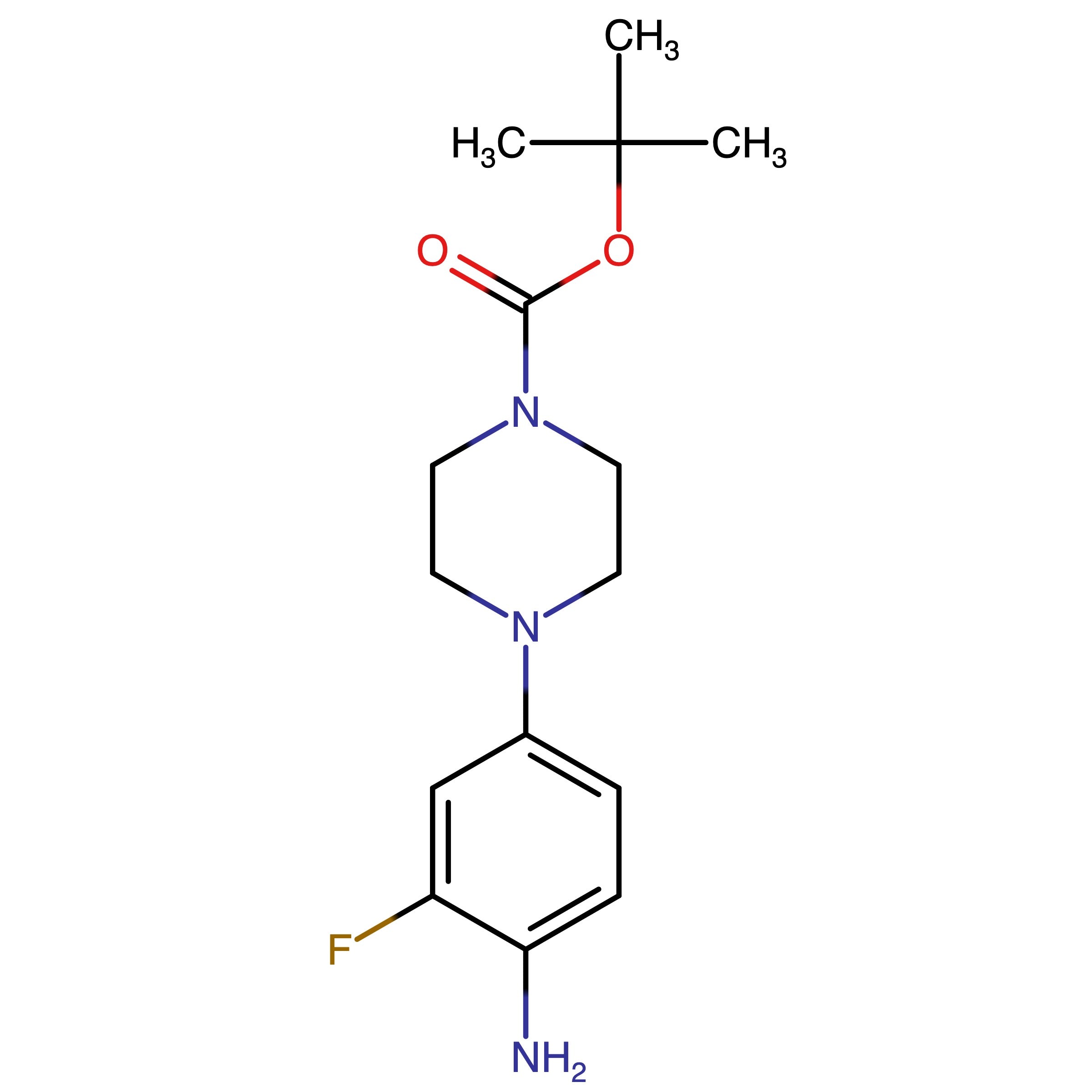 CAS RN 1141488-03-0 | tert-Butyl 4-(4-amino-3-fluorophenyl)piperazine-1-carboxylate | MFCD24471562