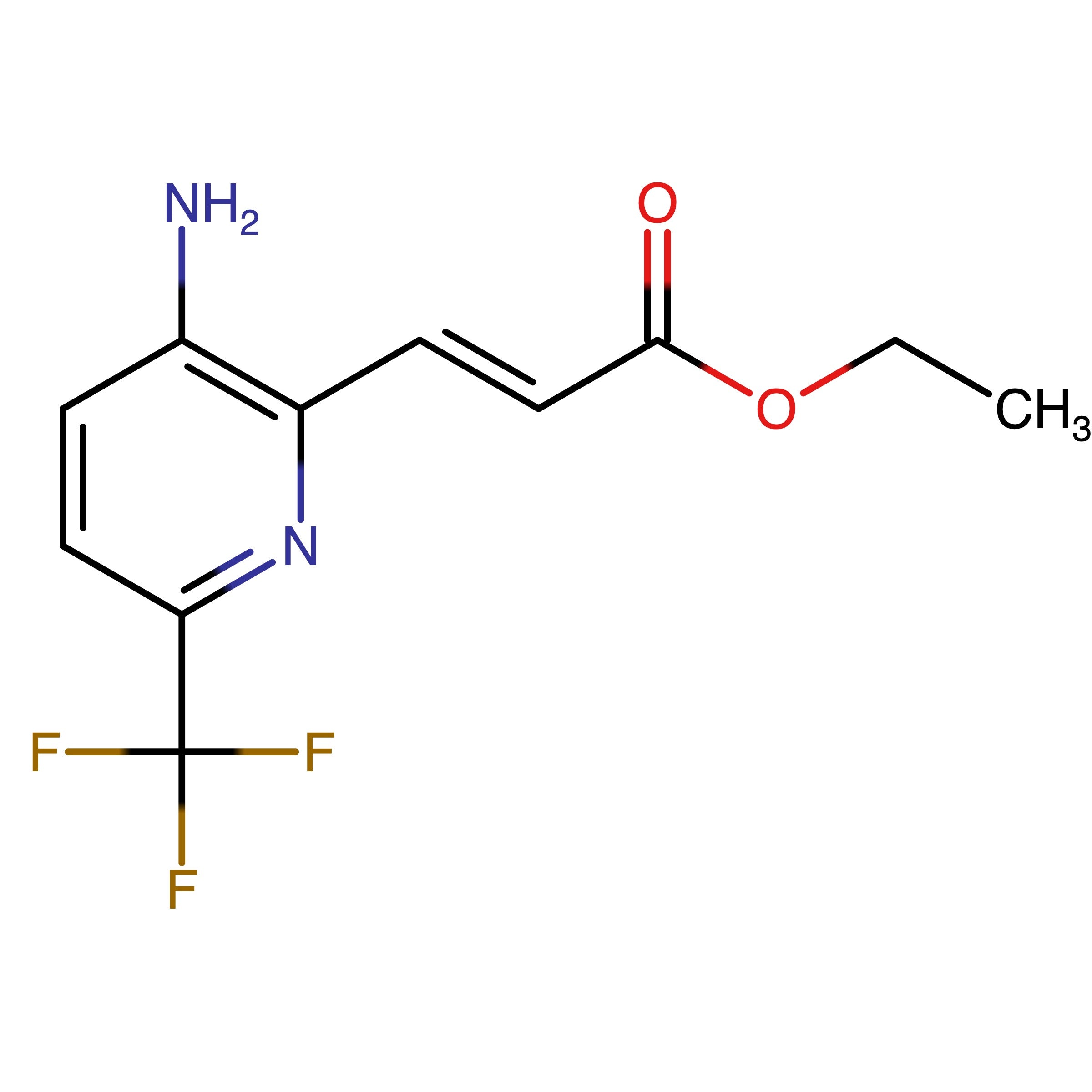 CAS RN 1239462-21-5 | Ethyl 3-(3-amino-6-(trifluoromethyl)pyridin-2-yl)acrylate