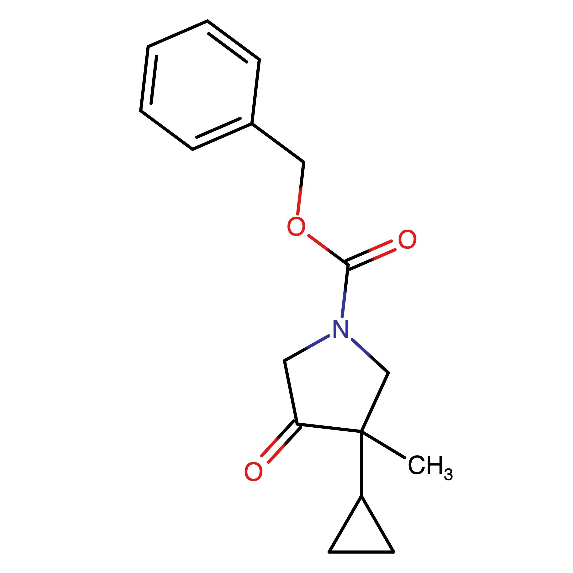CAS RN 2661482-22-8 | Benzyl 3-cyclopropyl-3-methyl-4-oxopyrrolidine-1-carboxylate