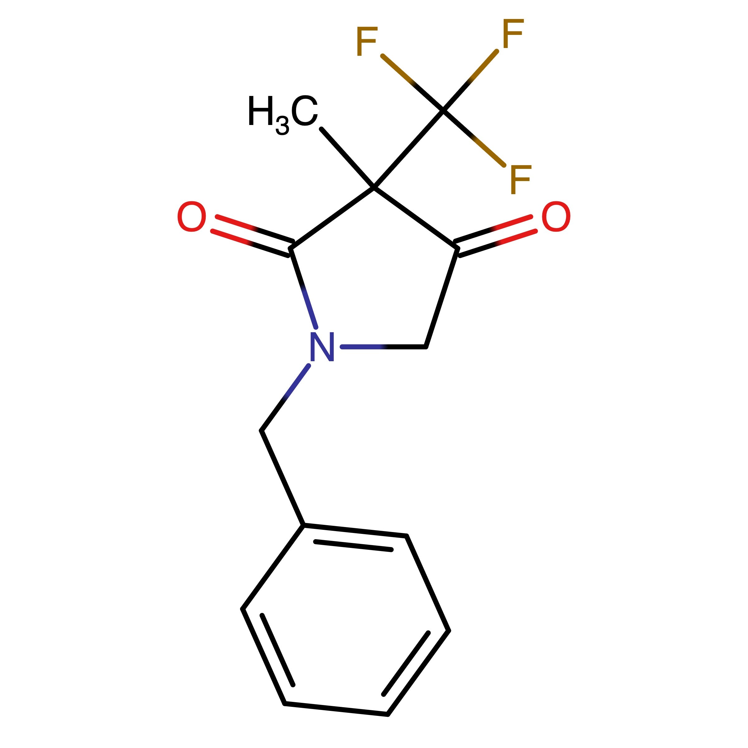 CAS RN 2661482-59-1 | 1-Benzyl-3-methyl-3-(trifluoromethyl)pyrrolidine-2,4-dione