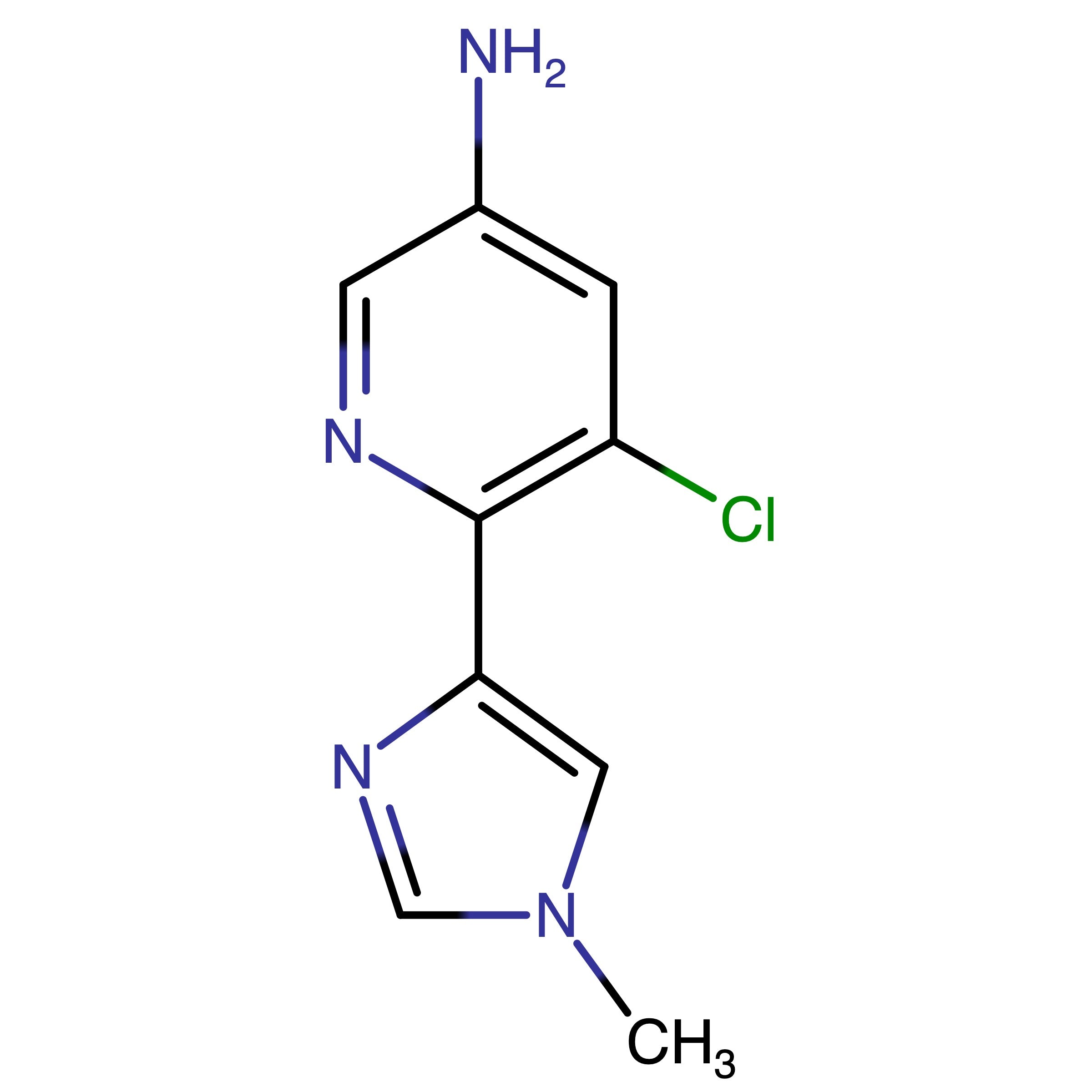 CAS RN 2661482-71-7 | 5-Chloro-6-(1-methyl-1H-imidazol-4-yl)pyridin-3-amine