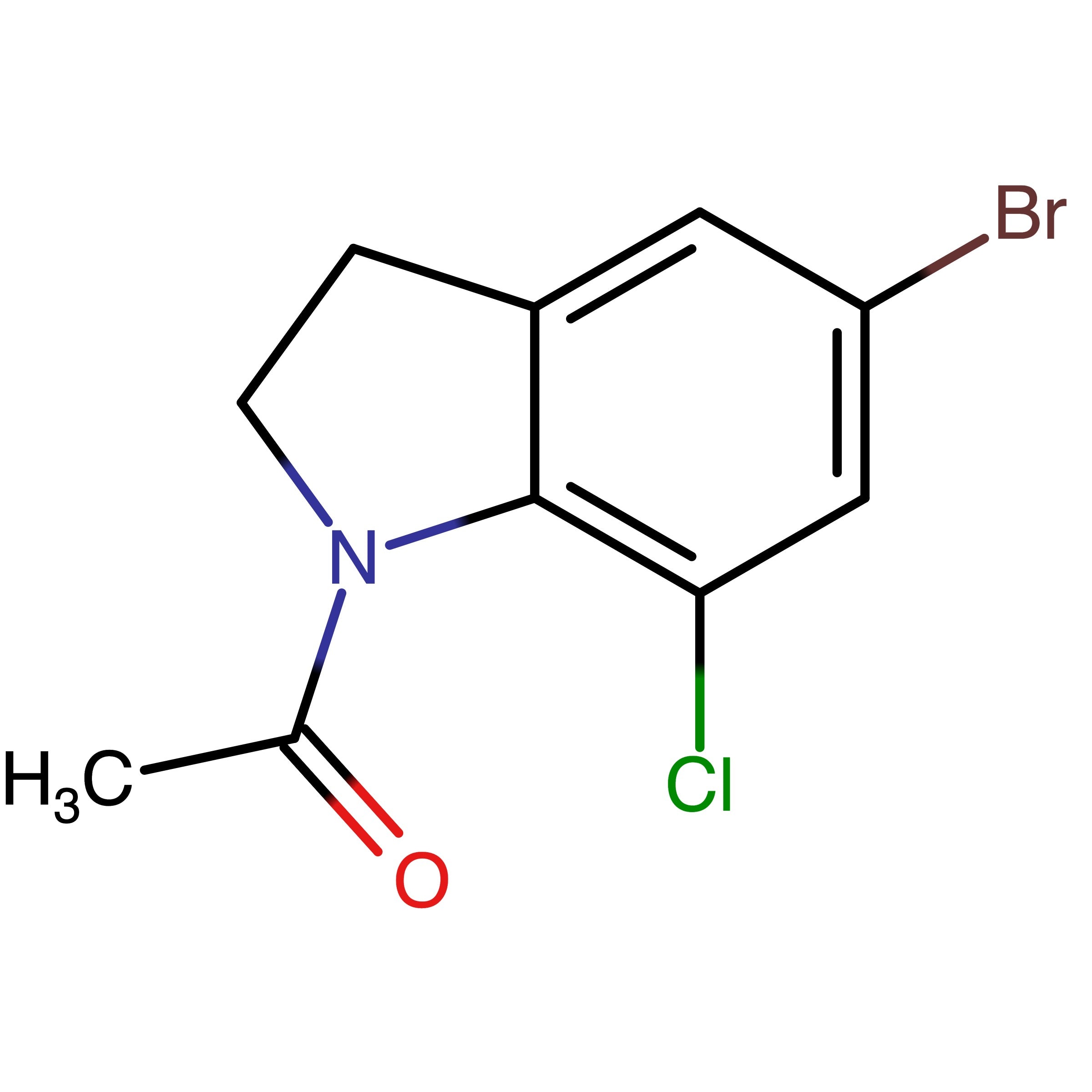 CAS RN 221024-29-9 | 1-(5-Bromo-7-chloroindolin-1-yl)ethan-1-one | MFCD09880070