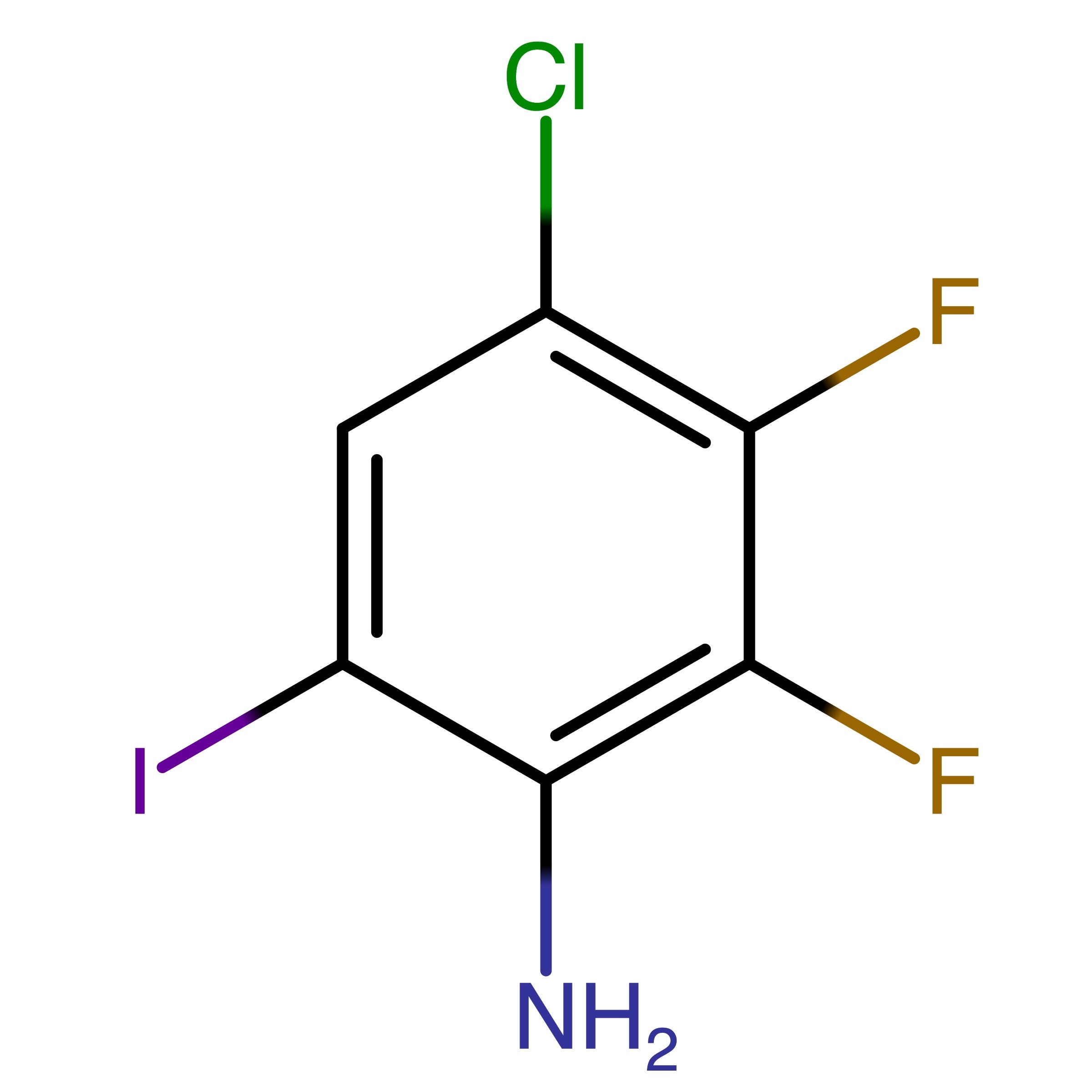 CAS RN 2368980-41-8 | 4-Chloro-2,3-difluoro-6-iodoaniline