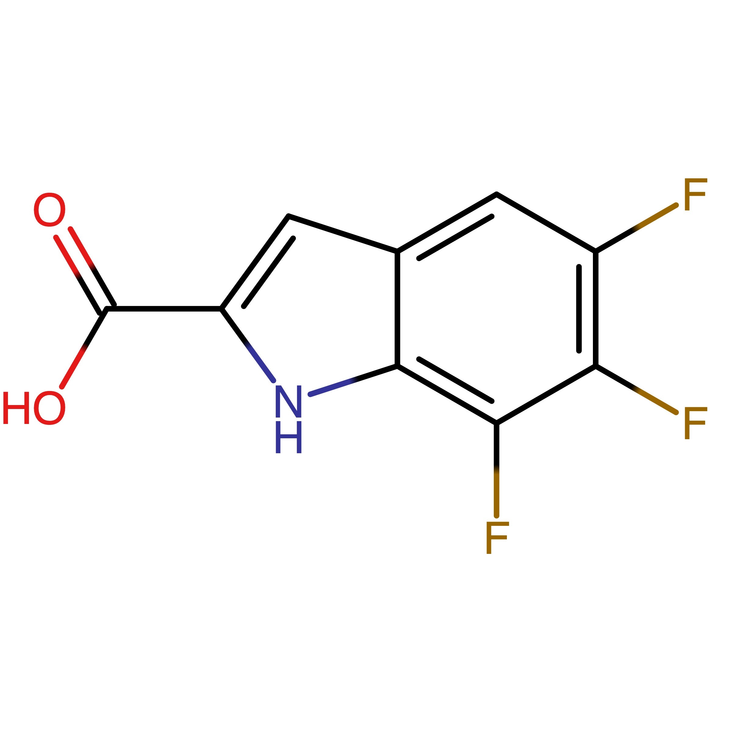 CAS RN 247564-70-1 | 5,6,7-Trifluoro-1H-indole-2-carboxylic acid | MFCD01863164