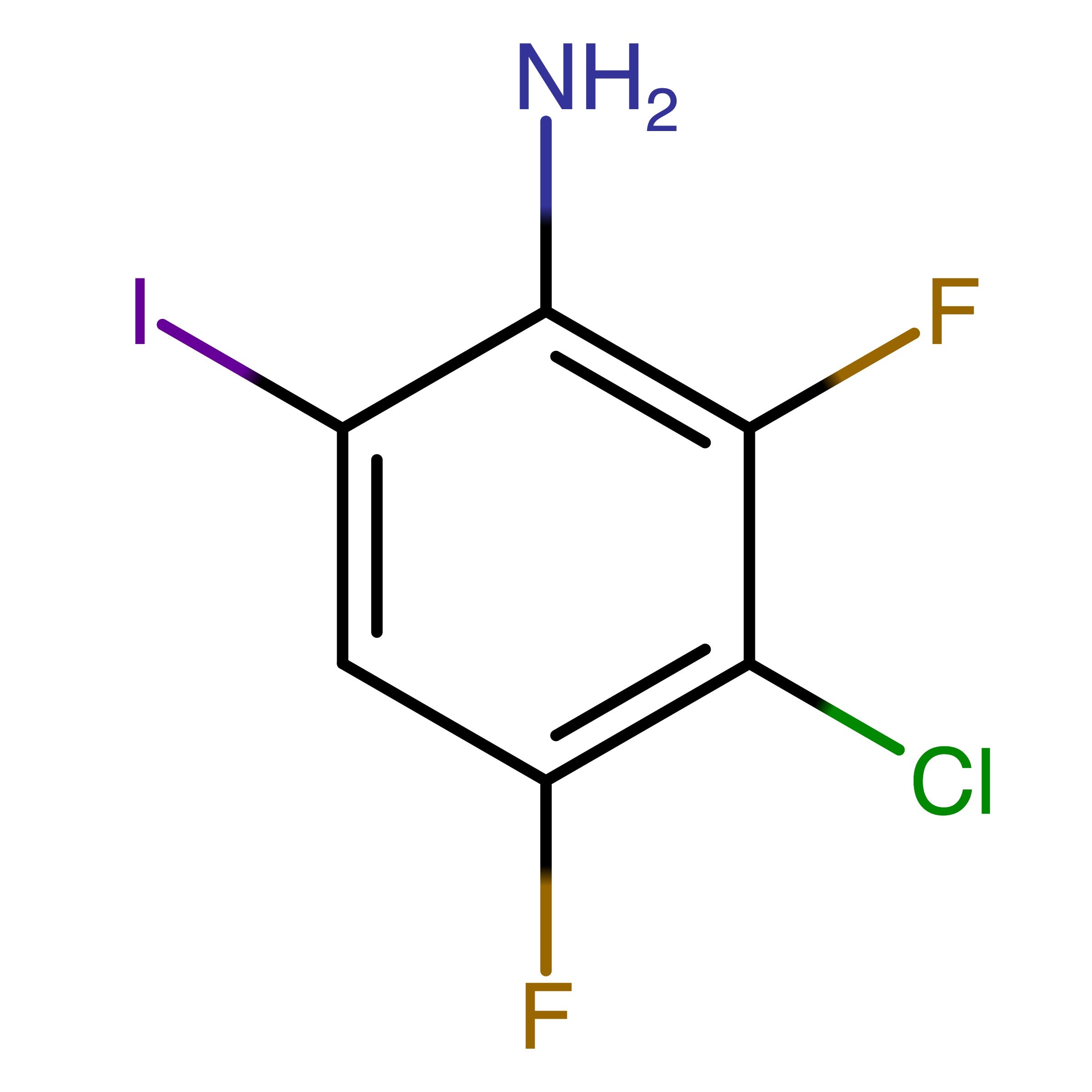 CAS RN 2368980-46-3 | 3-Chloro-2,4-difluoro-6-iodoaniline