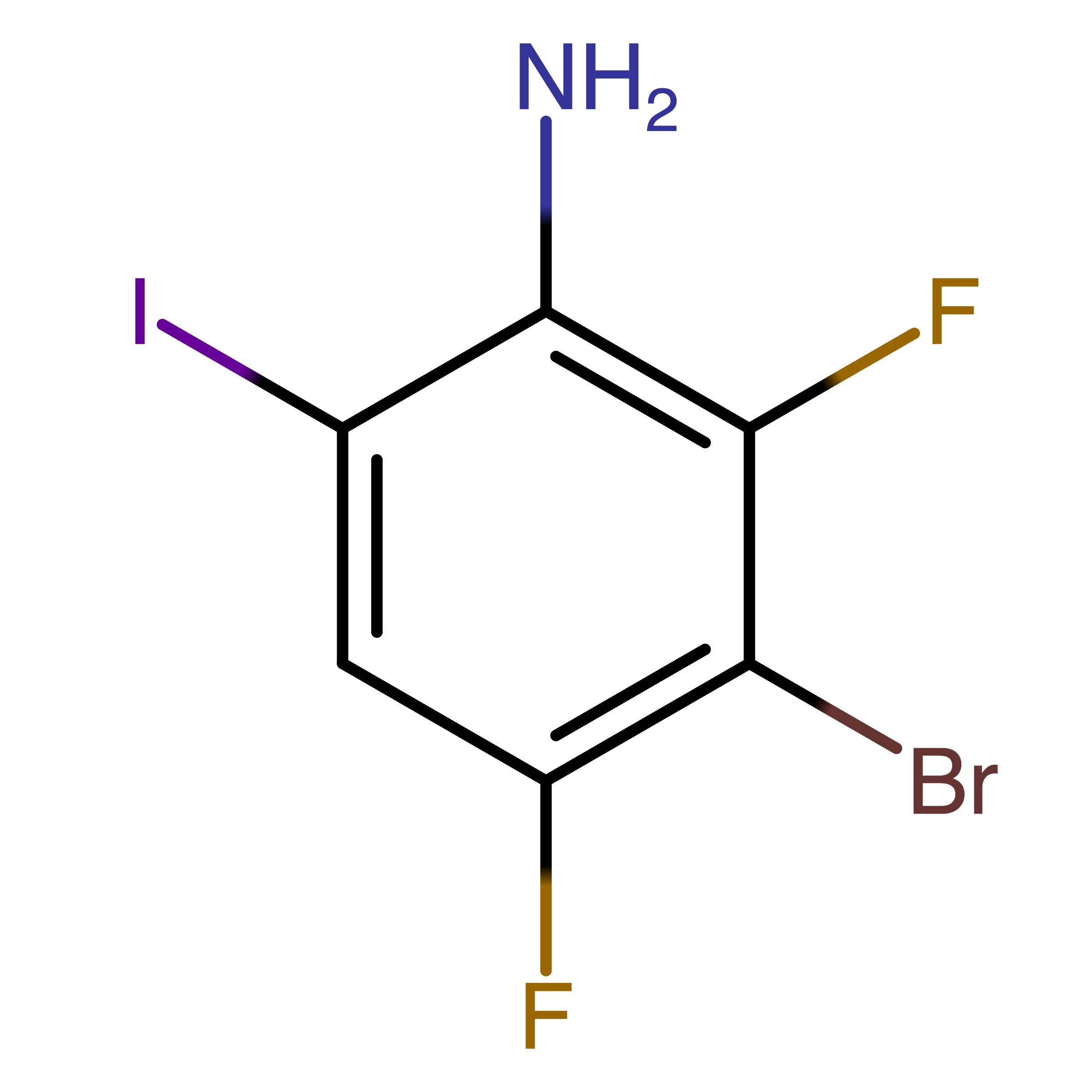 CAS RN 2219373-70-1 | 3-Bromo-2,4-difluoro-6-iodoaniline | MFCD31666337