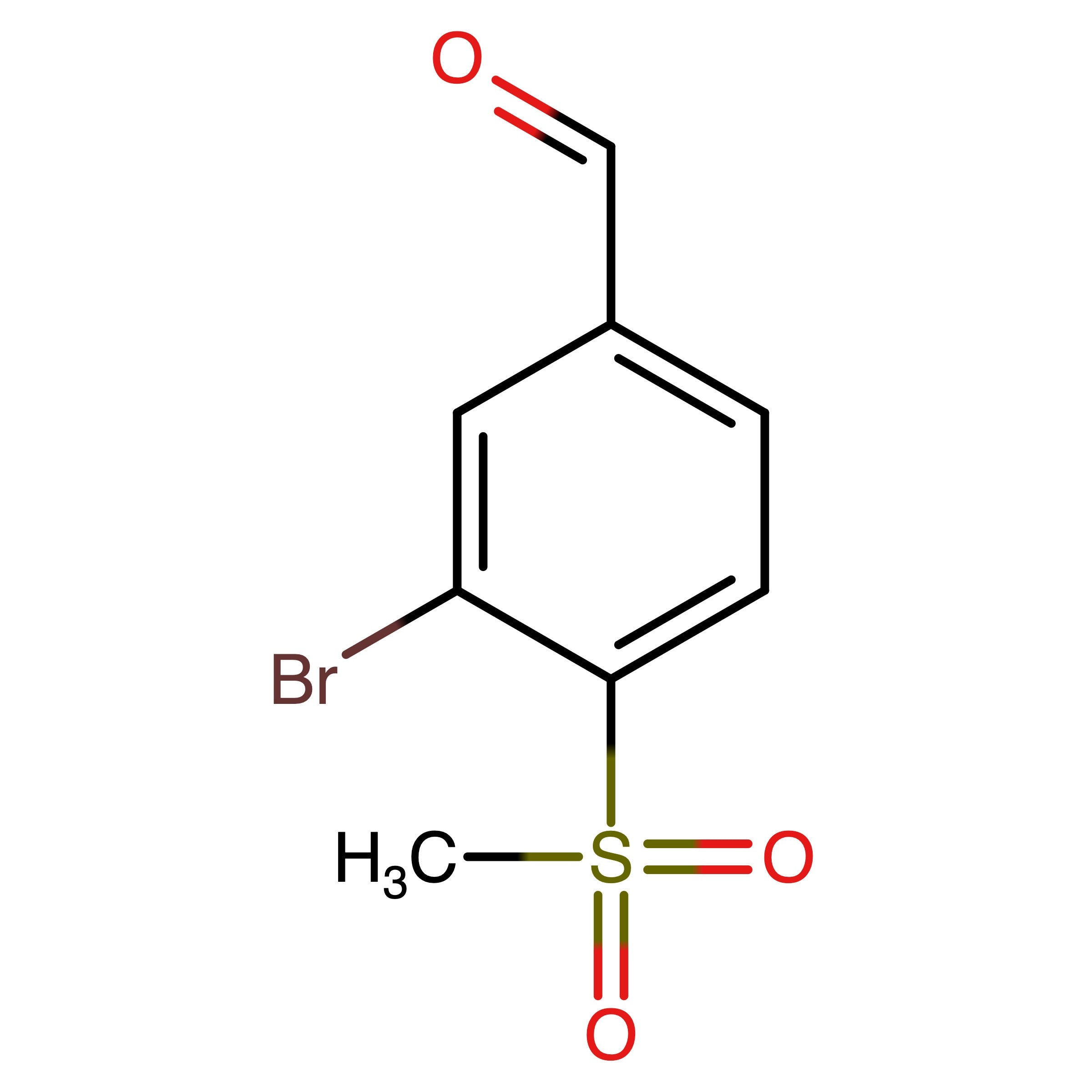 CAS 254878-96-1 | 3-Bromo-4-(methylsulfonyl)benzaldehyde | MFCD13191600